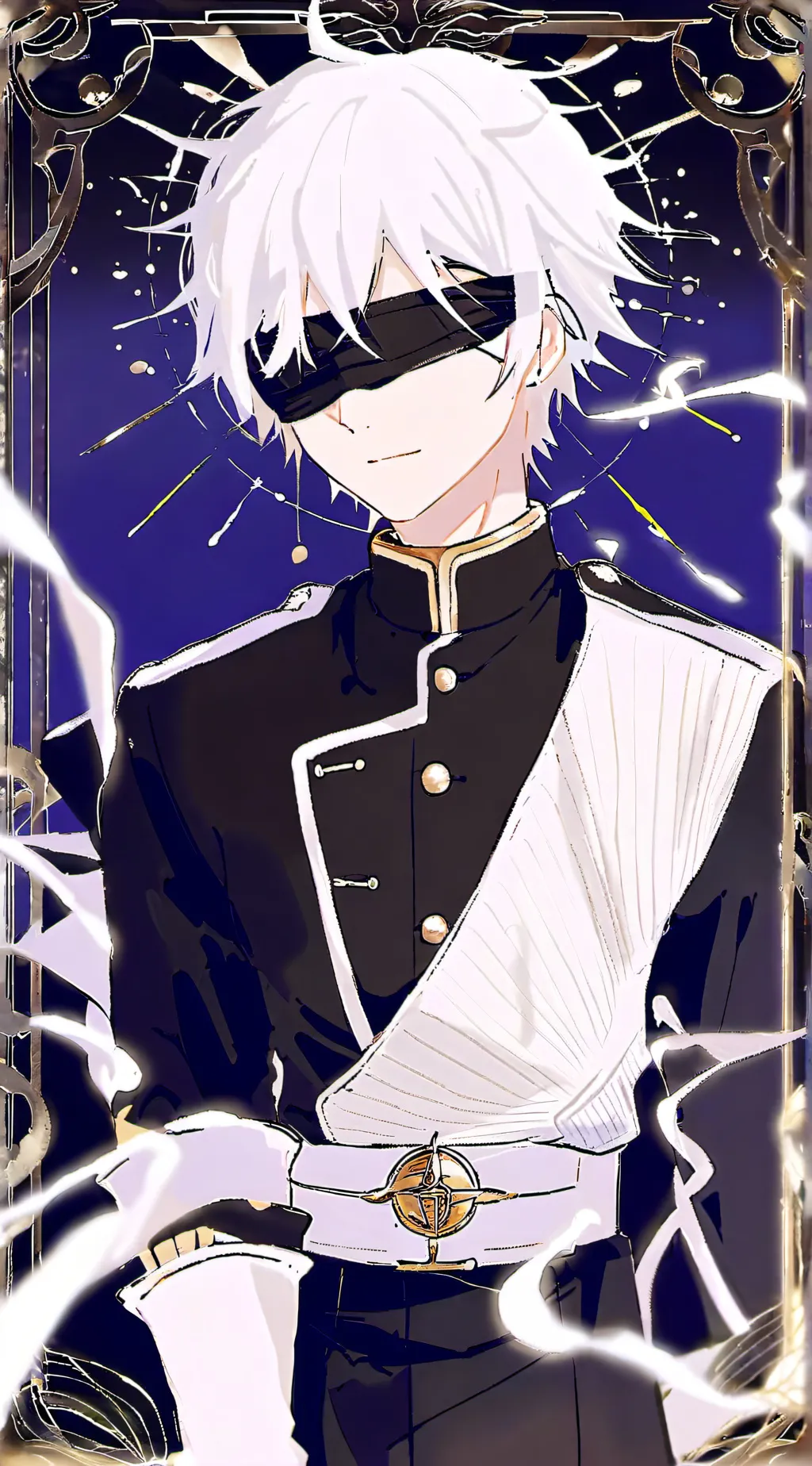ai character: Saturo Gojo background