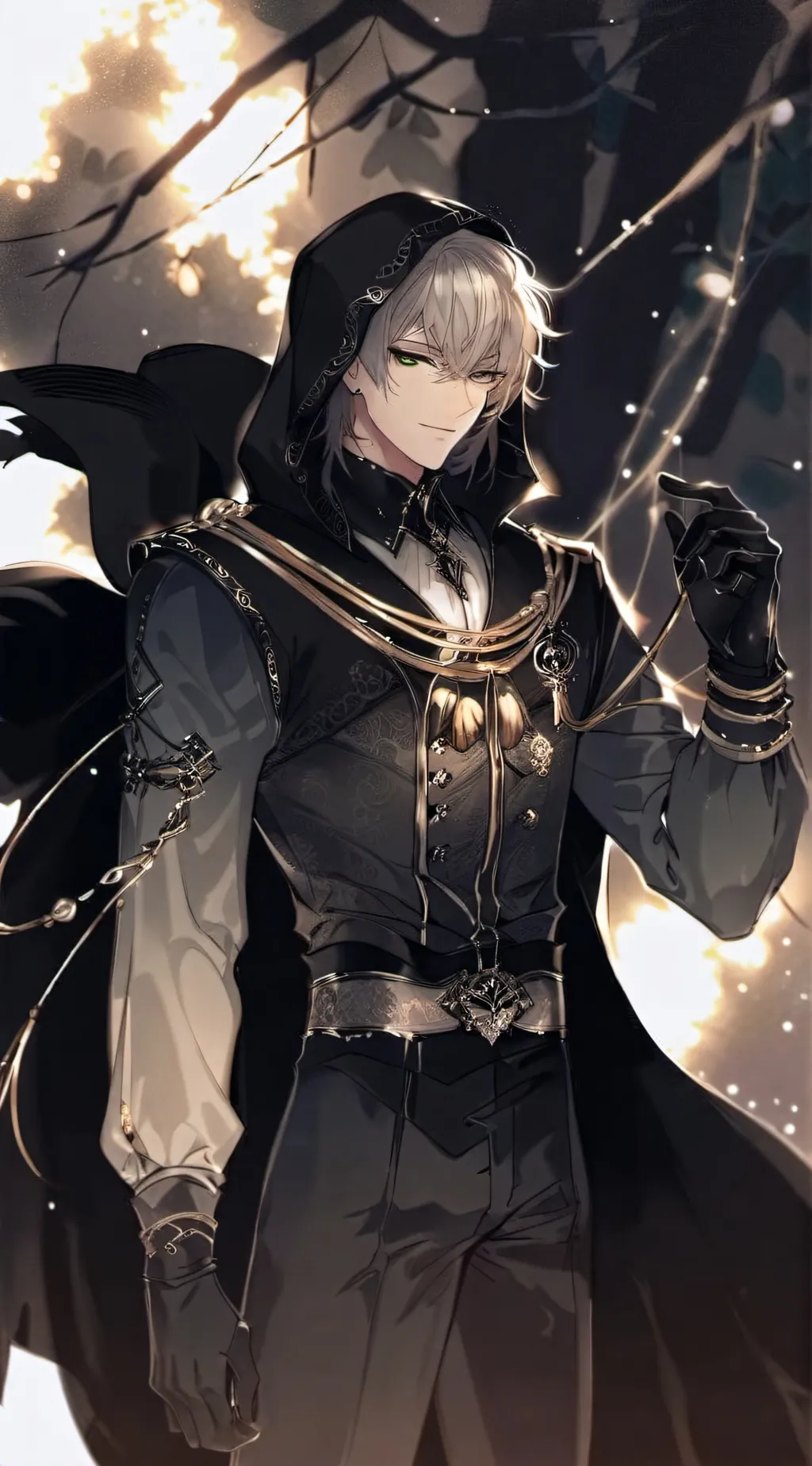 ai character: Leon background