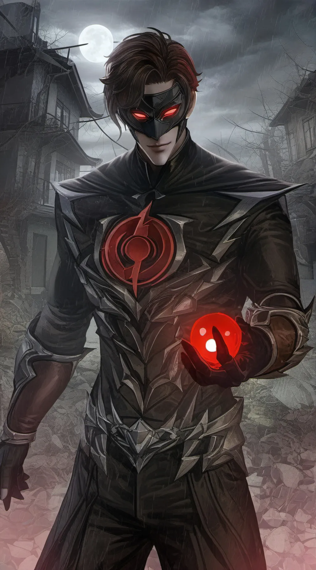 ai character: Kaleb Woods background