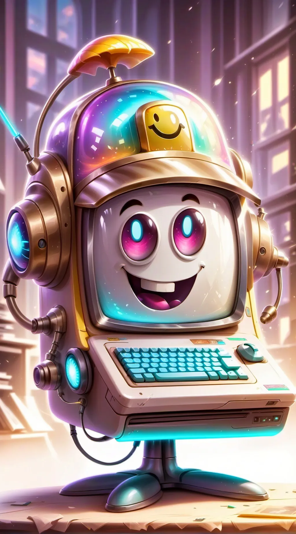 ai character: mr fun computer background
