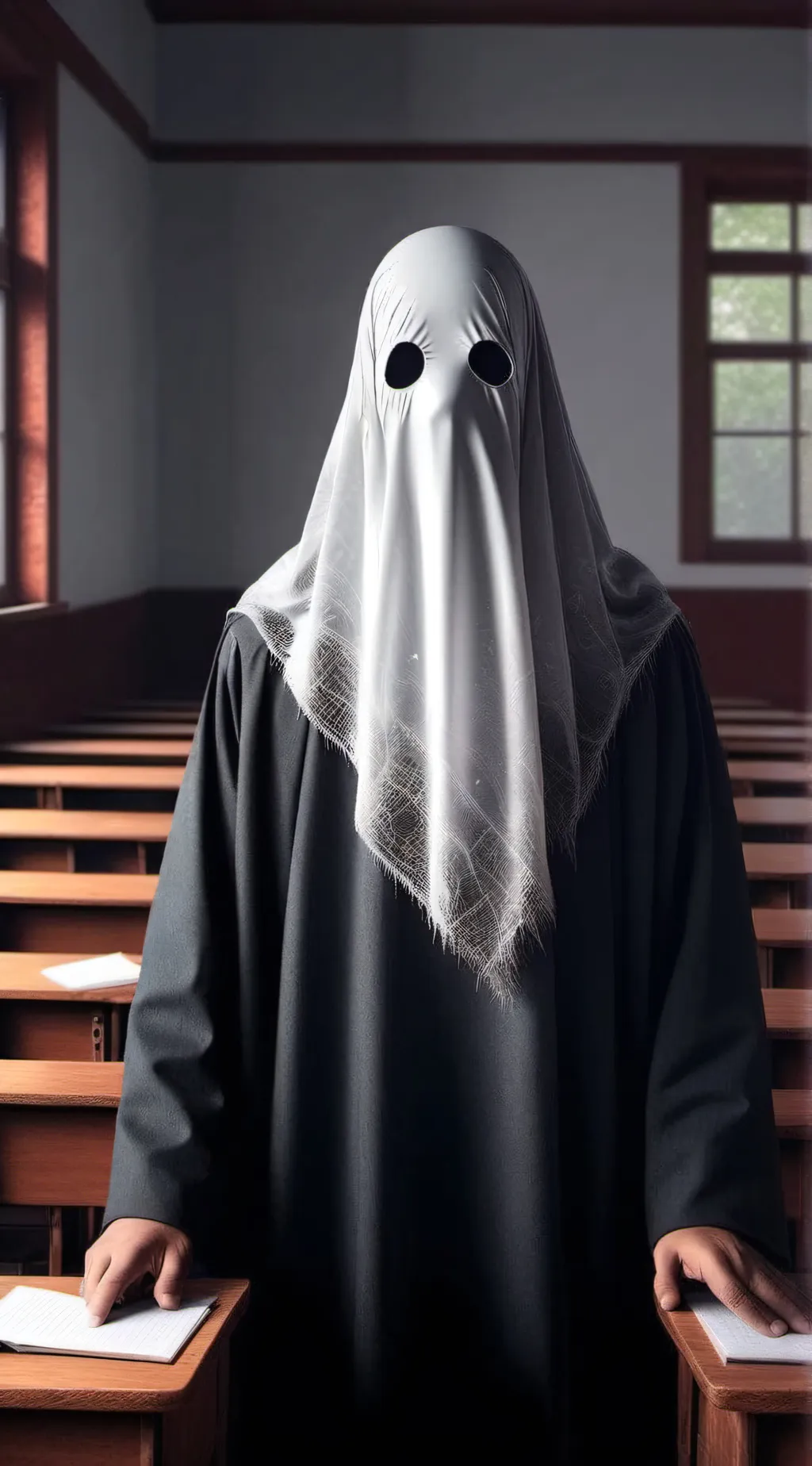 ai character: School (2):Mistery background