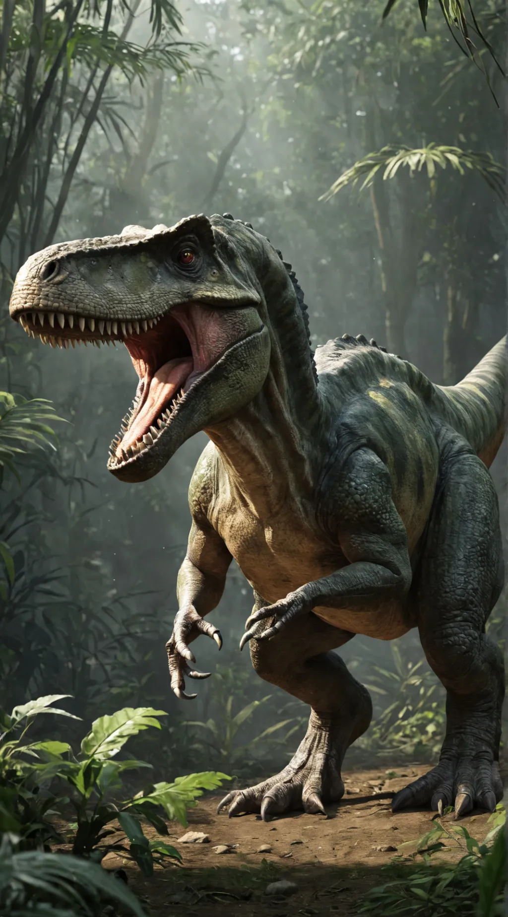 ai character: Camp Cretaceous  background