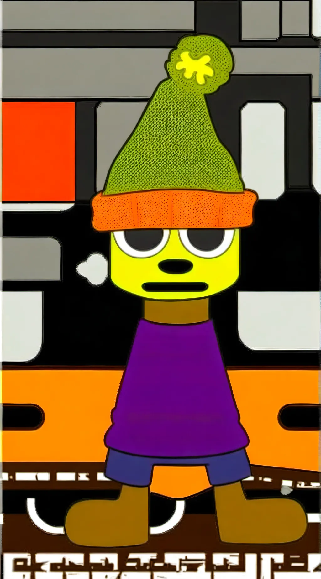 ai character: PaRappa background