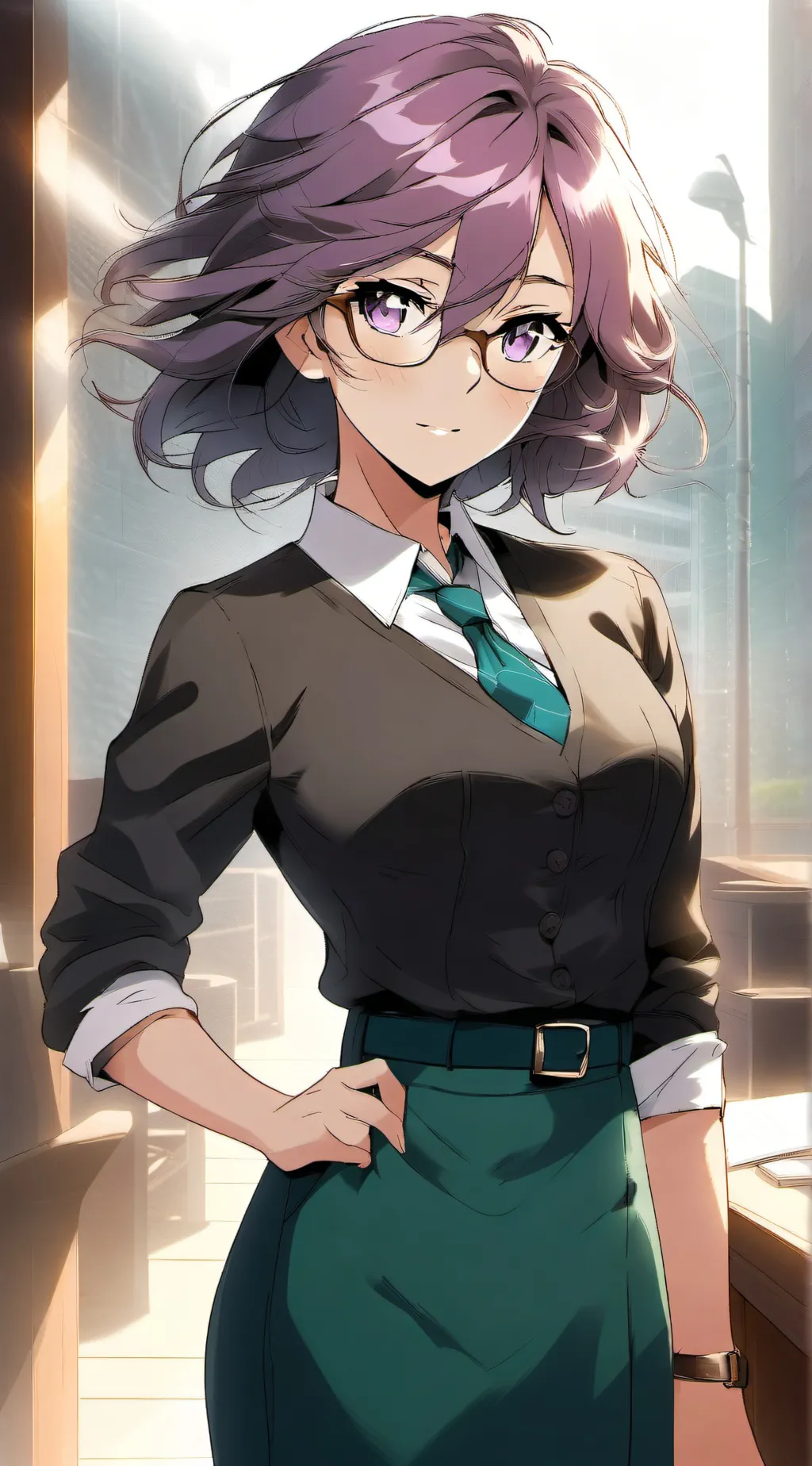 ai character: Reiko asiki  background