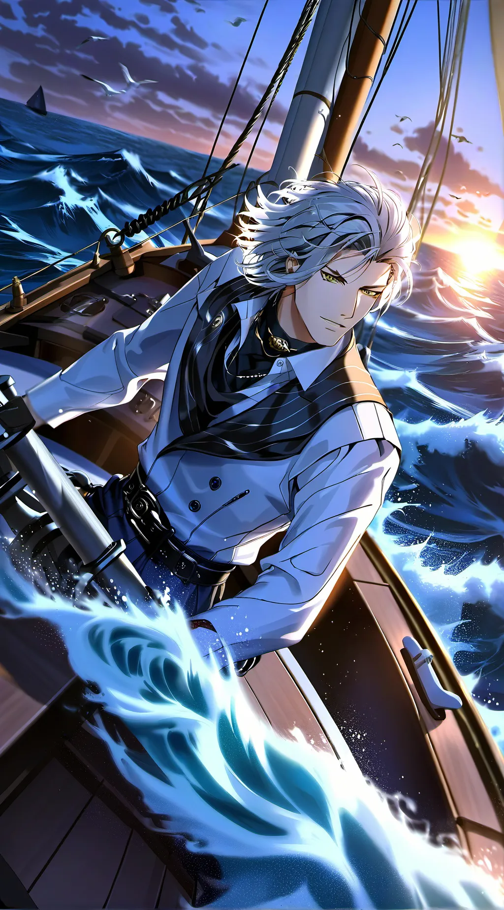 ai character: Neptune background