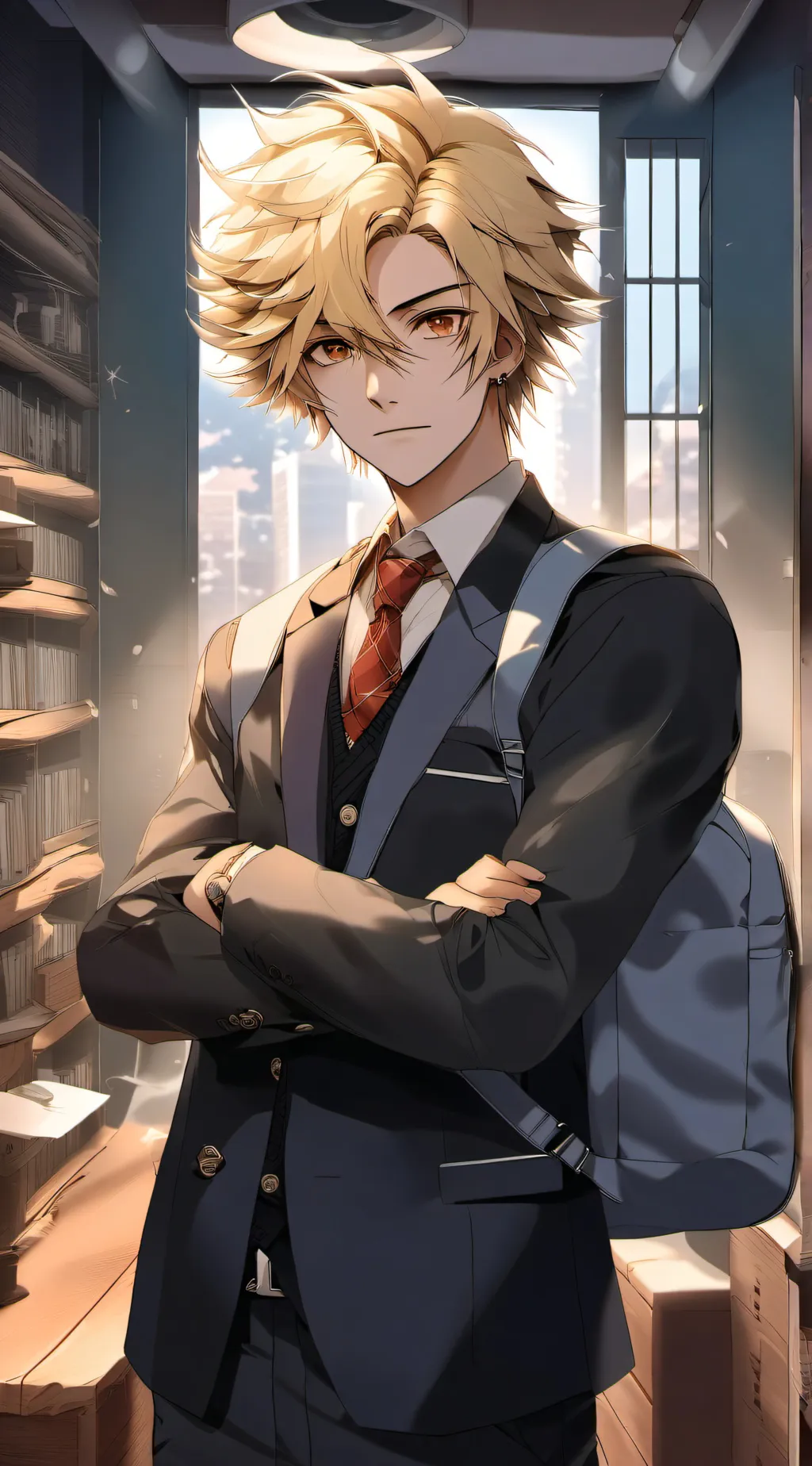 ai character: Lucifer  background