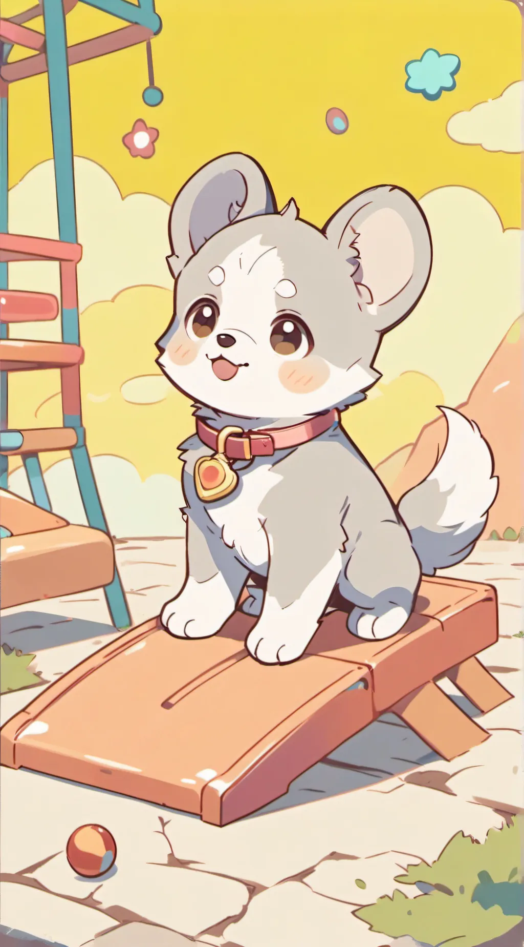 ai character: MUFFIN YAYAyAYAyy background