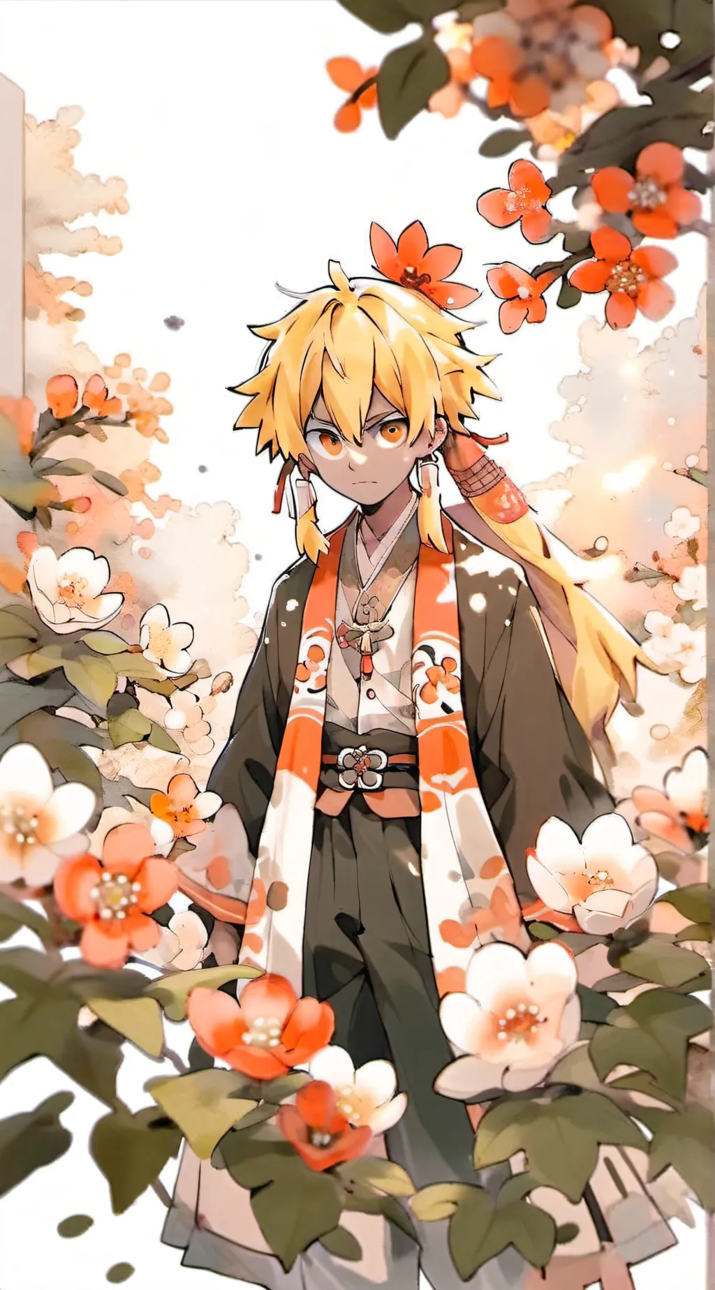 ai character: zenitsu snaps background