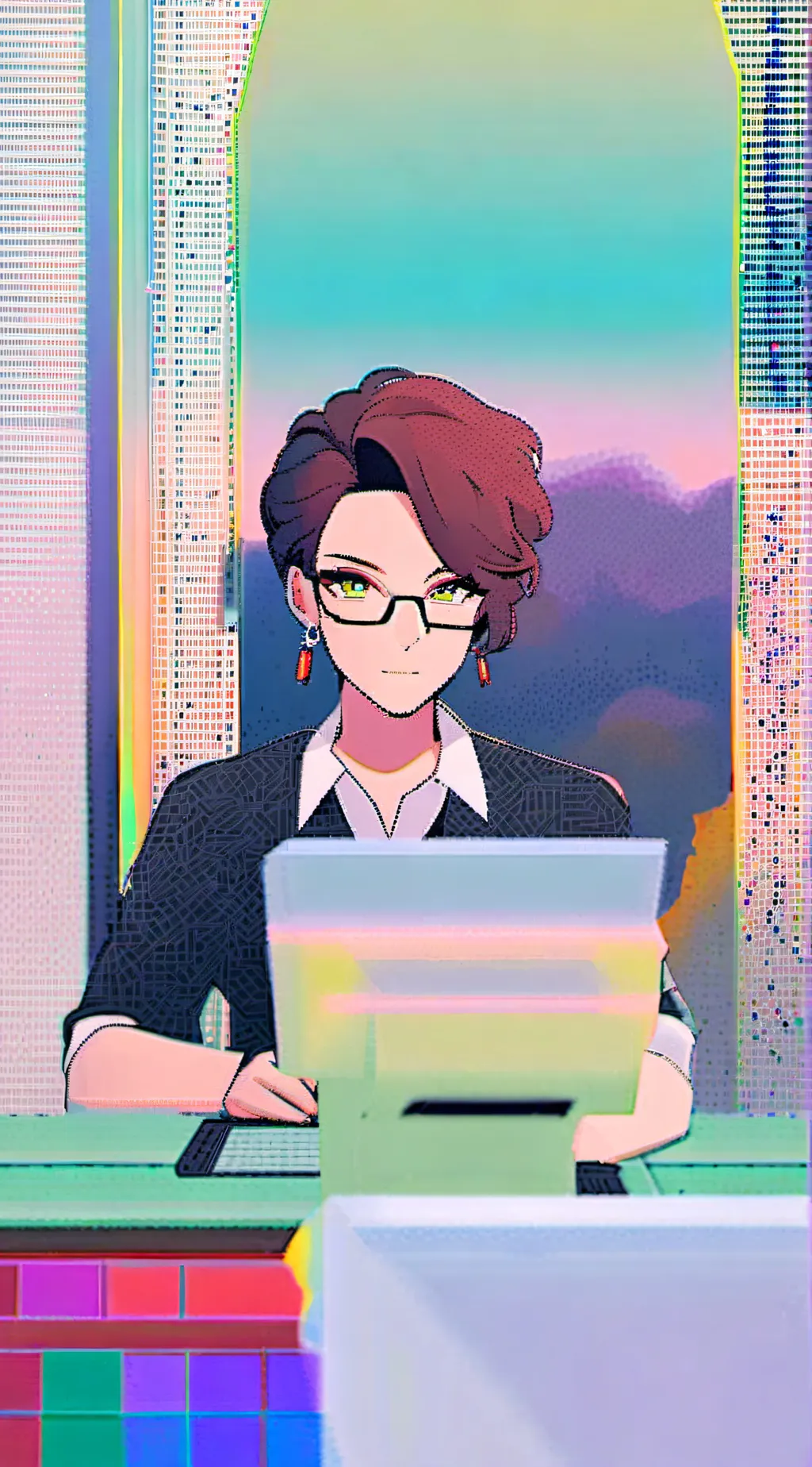 ai character: твой босс background