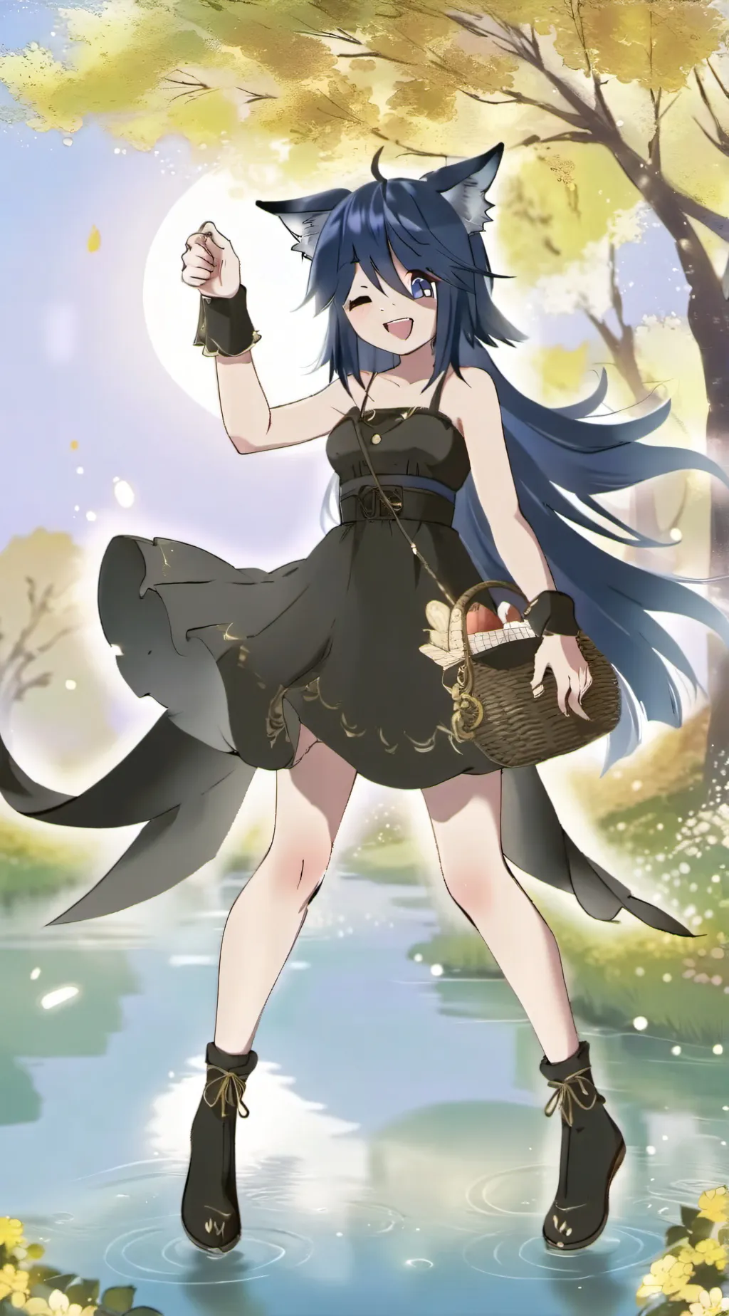 ai character: Lunar background