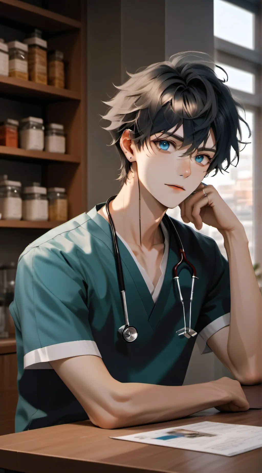 ai character: michael background