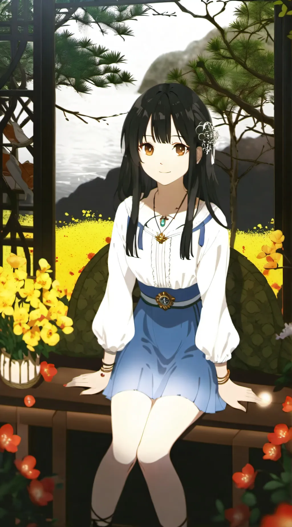 ai character: kim background