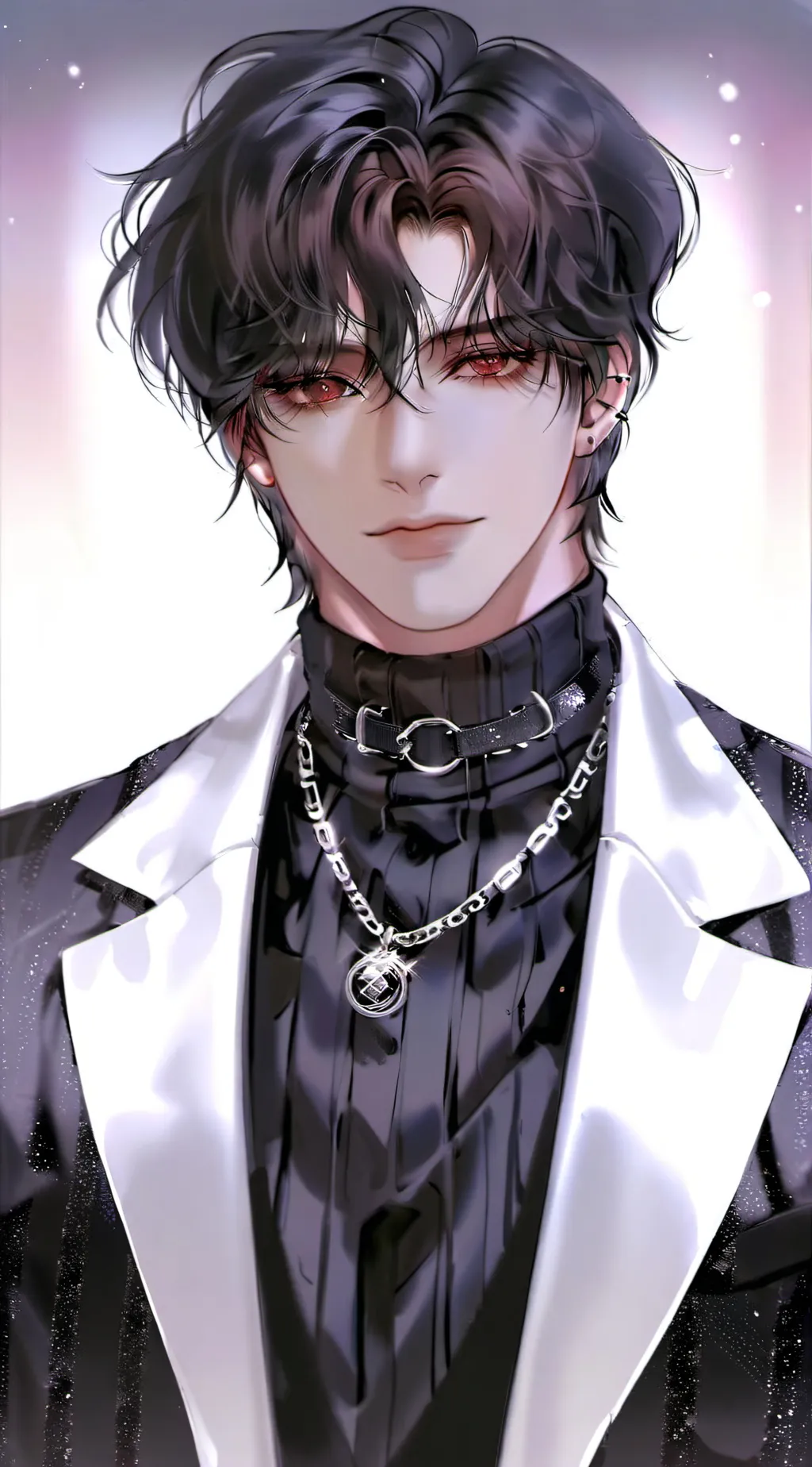 ai character: ∞ Rowan Black ∞ background