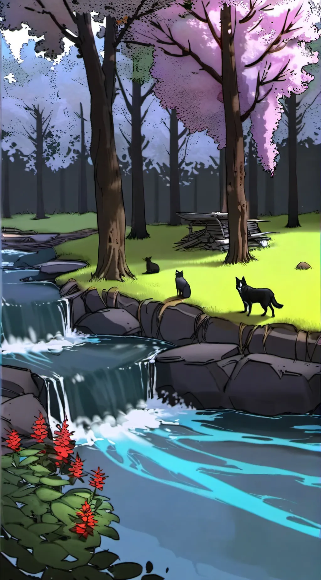 ai character: 💧RIVER CLAN💧 background