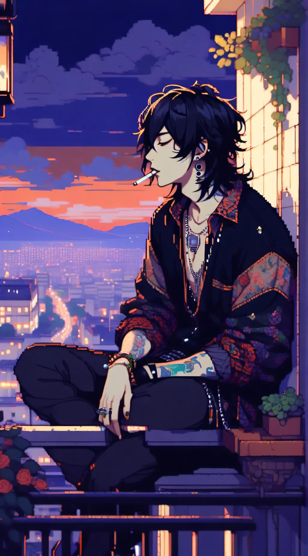 ai character: Ray background