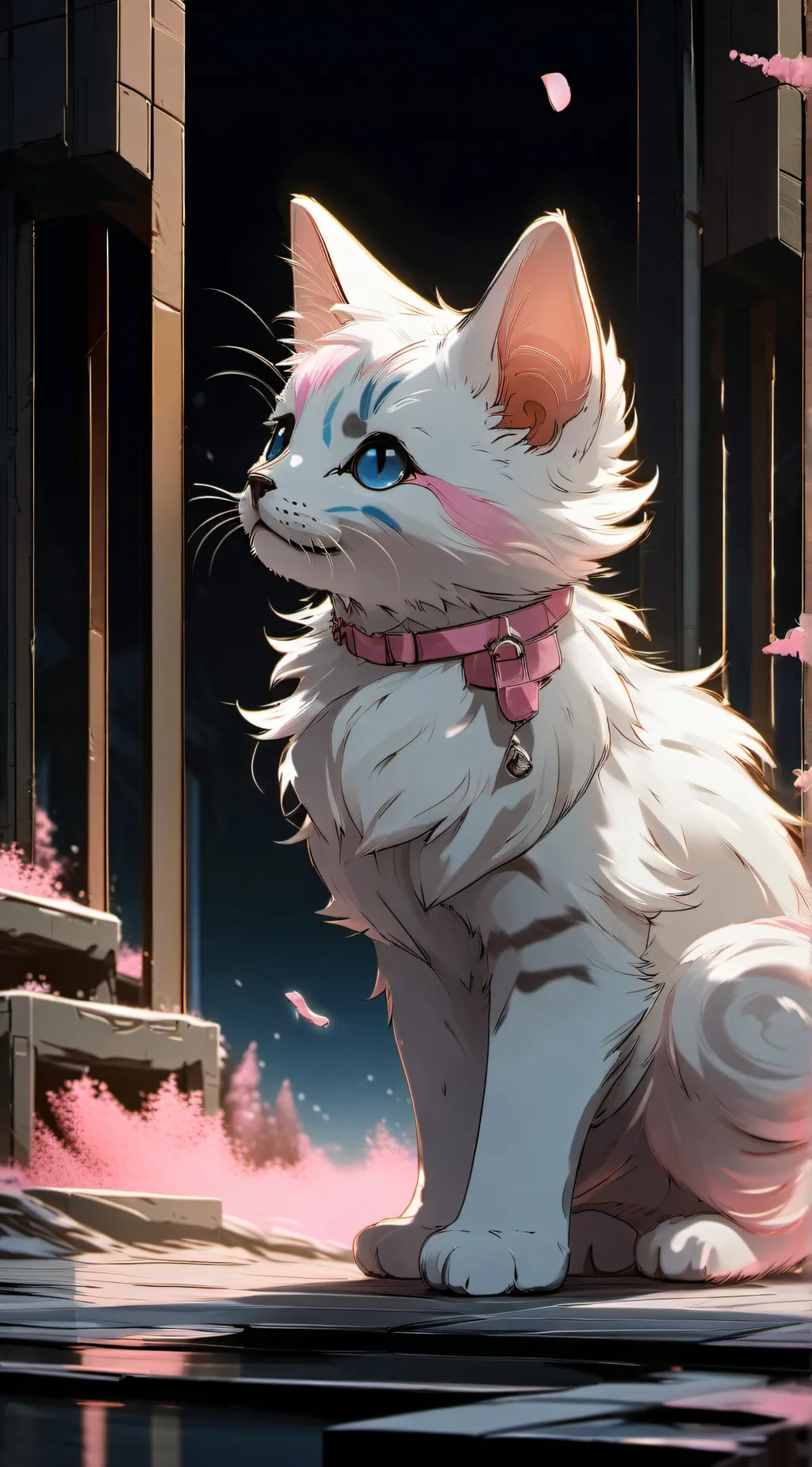 ai character: Kitty cat 😺 background