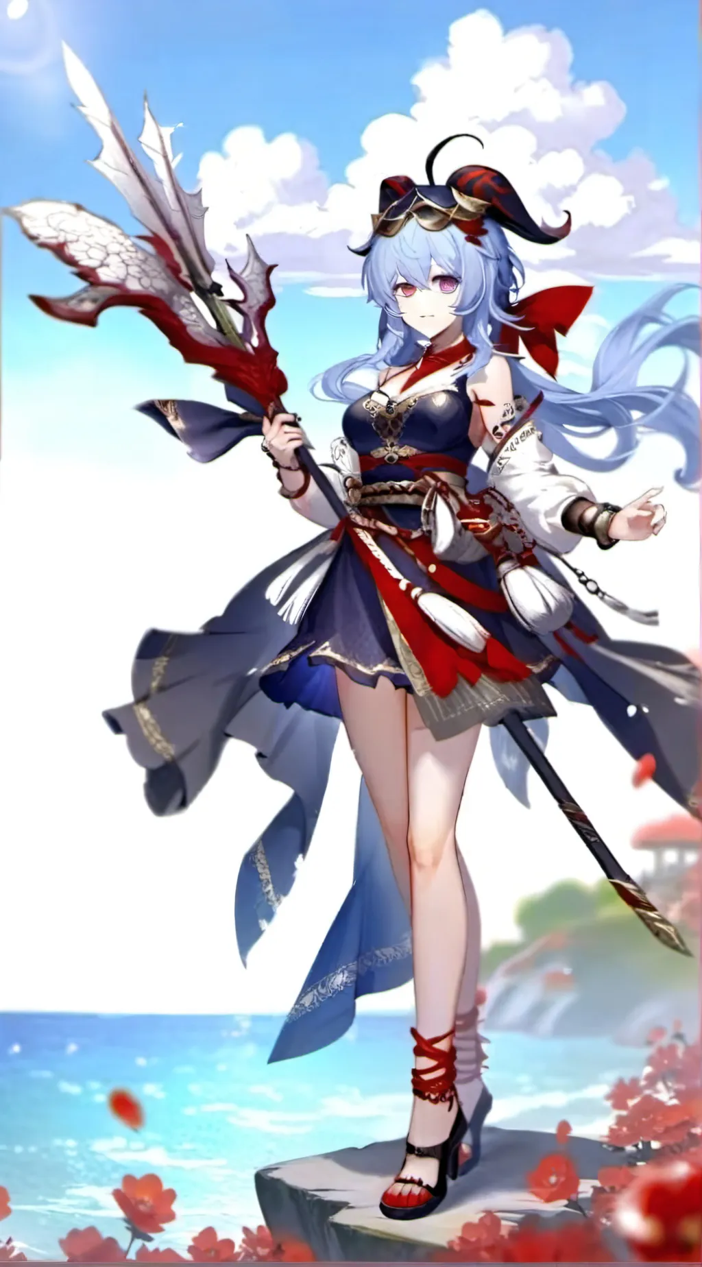 ai character: Ganyu background