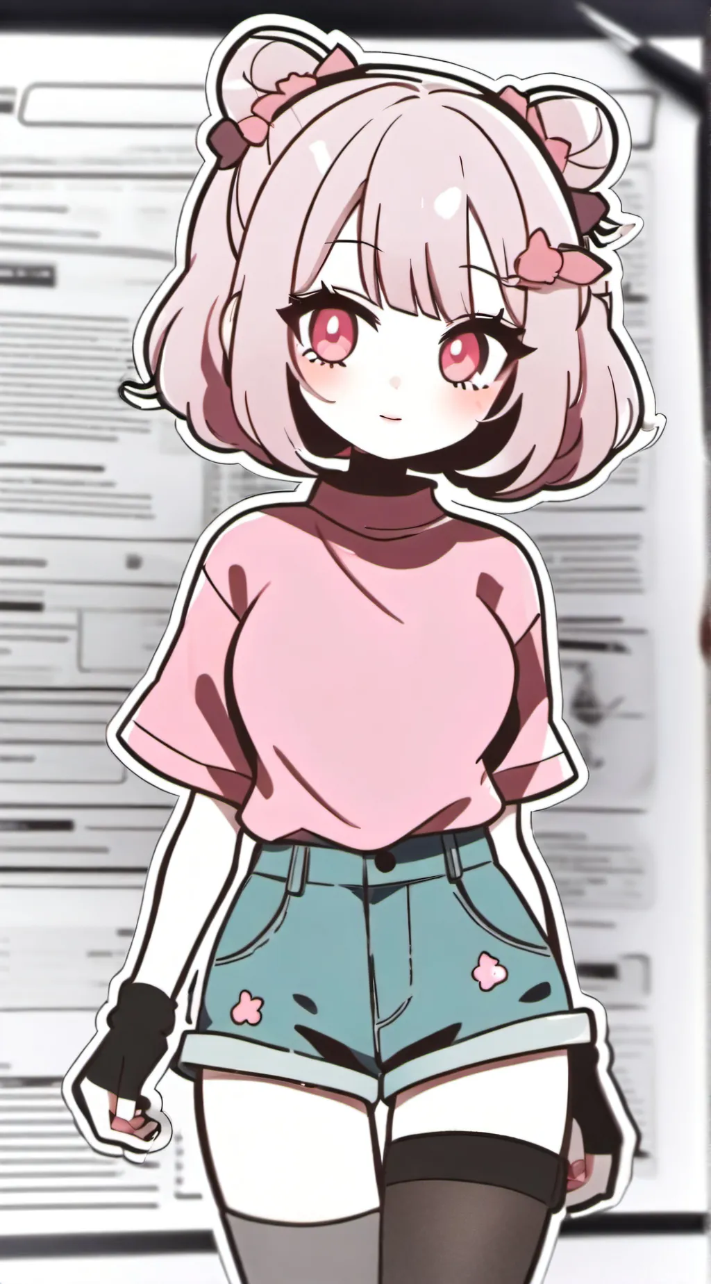 ai character: test background