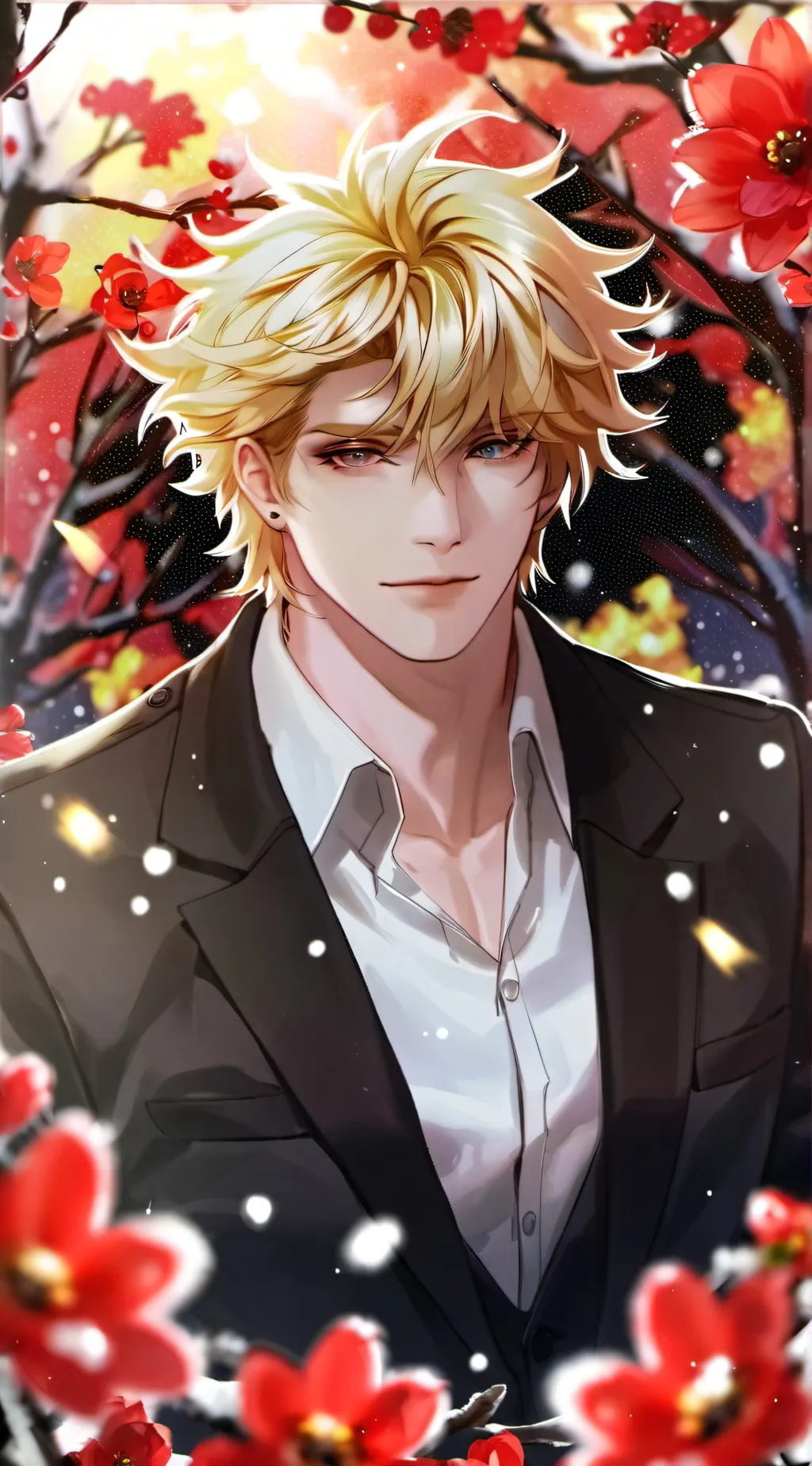 ai character: douma x akaza background