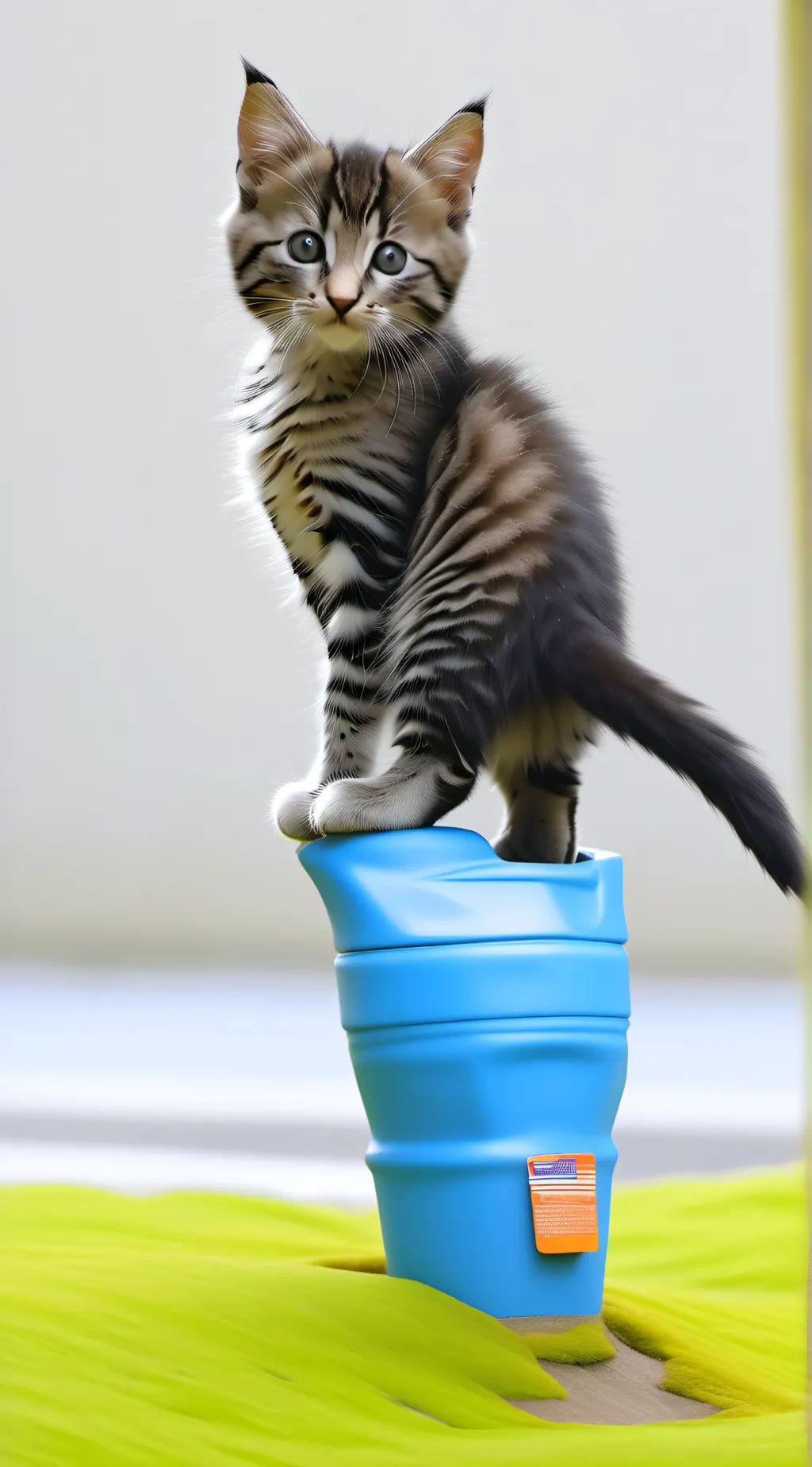 ai character: Twerking kitten! background