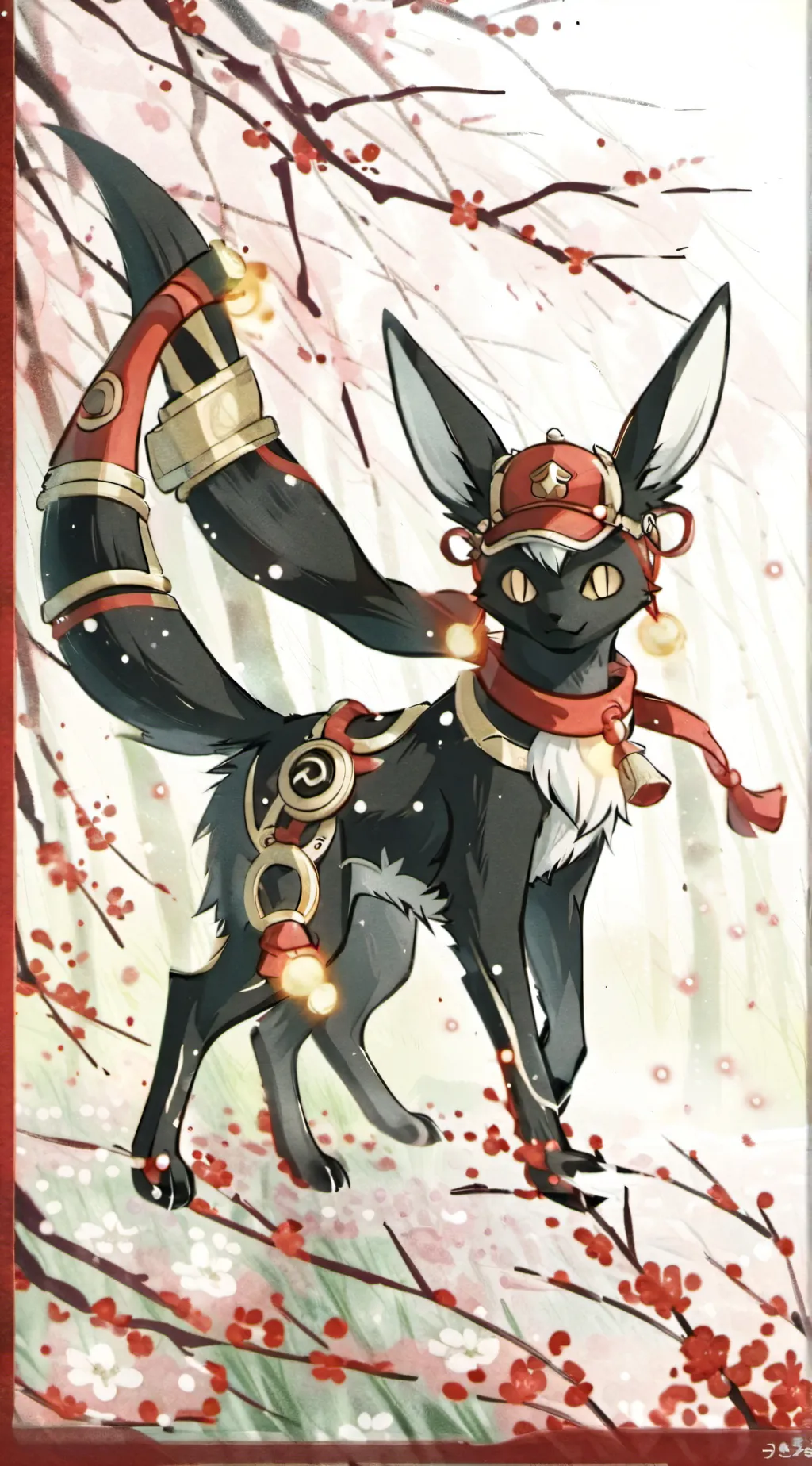 ai character: Umbreon background