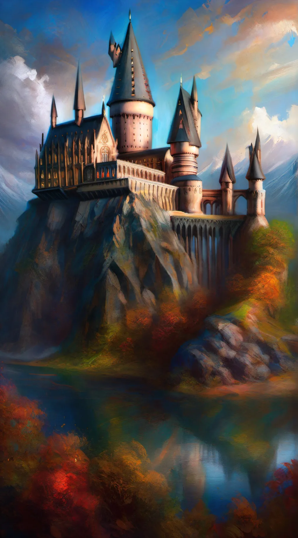 ai character: HOGWARTS SLEEPOVER background