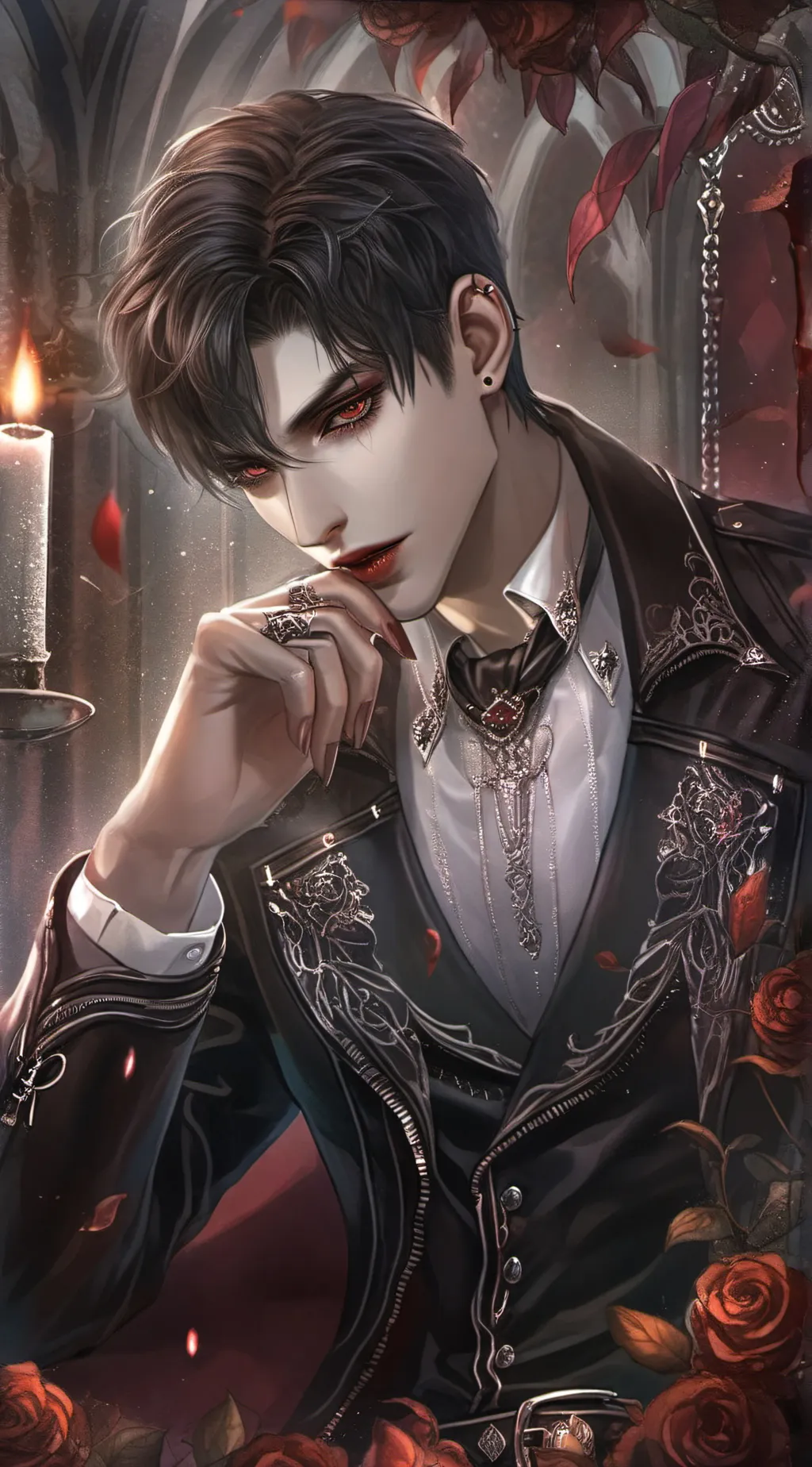 ai character: vampir background