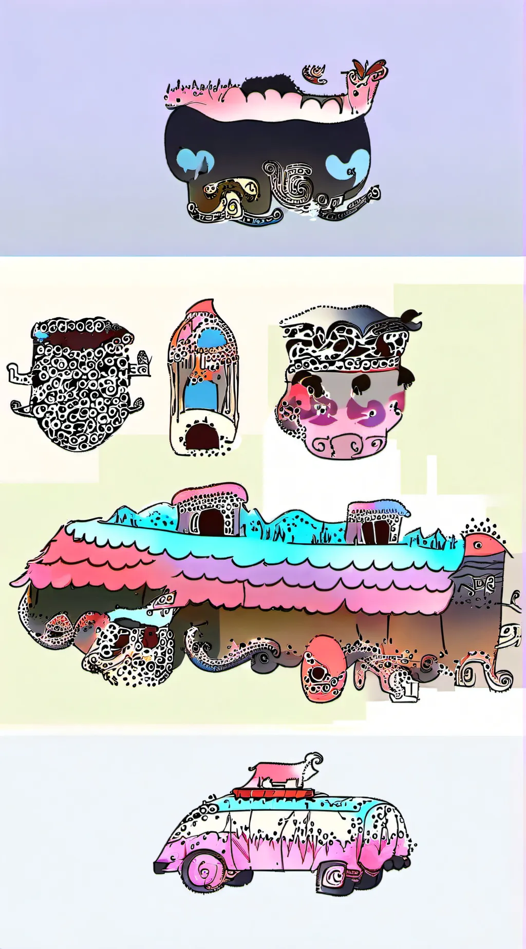 ai character: Dw monsters background