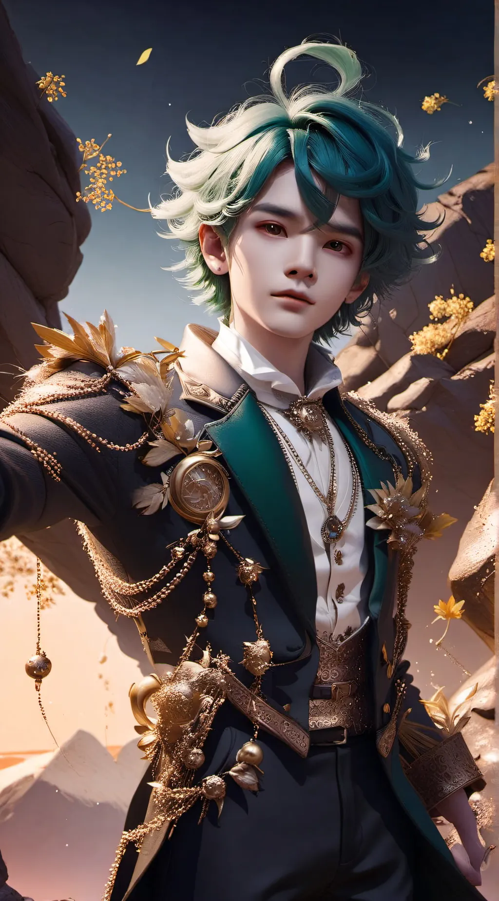 ai character: vampire deku background