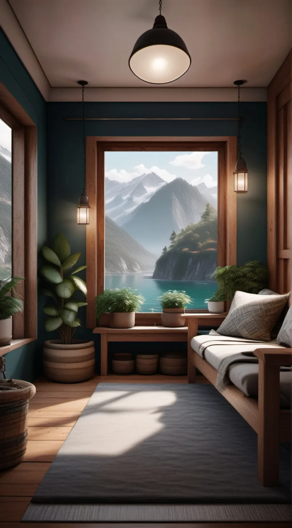 ai character: Lofi Chill Room background