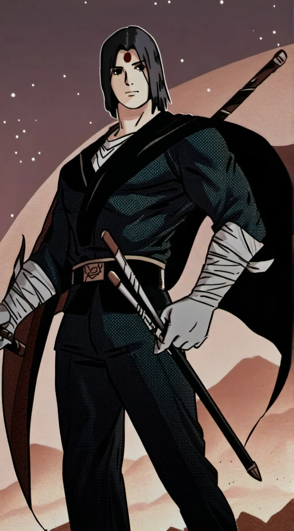 ai character: You are itachi background