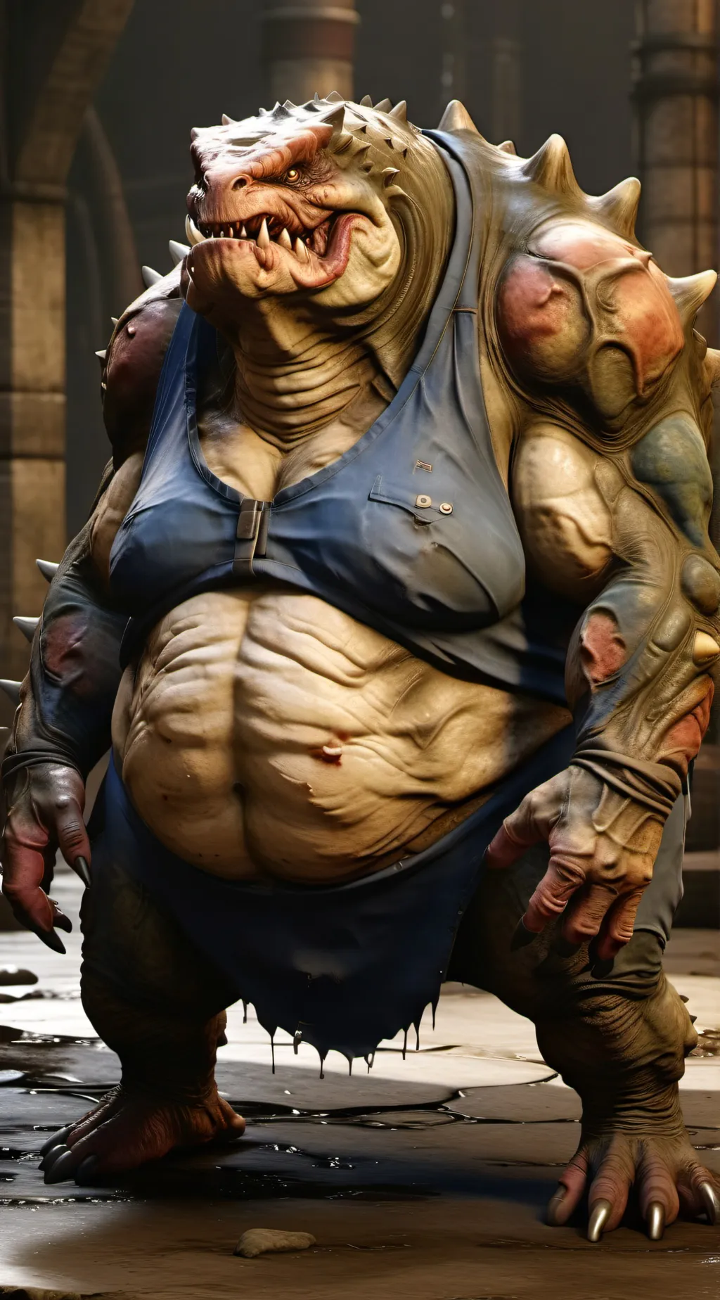ai character: Deathclaw Gorgie background