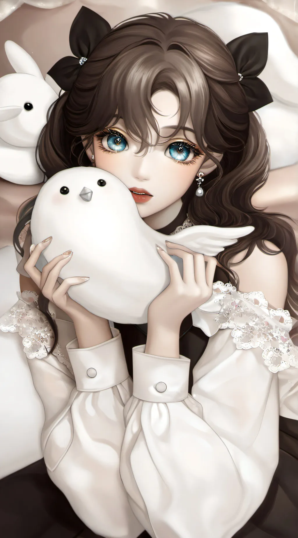 ai character: 🩵lissy🩵 background