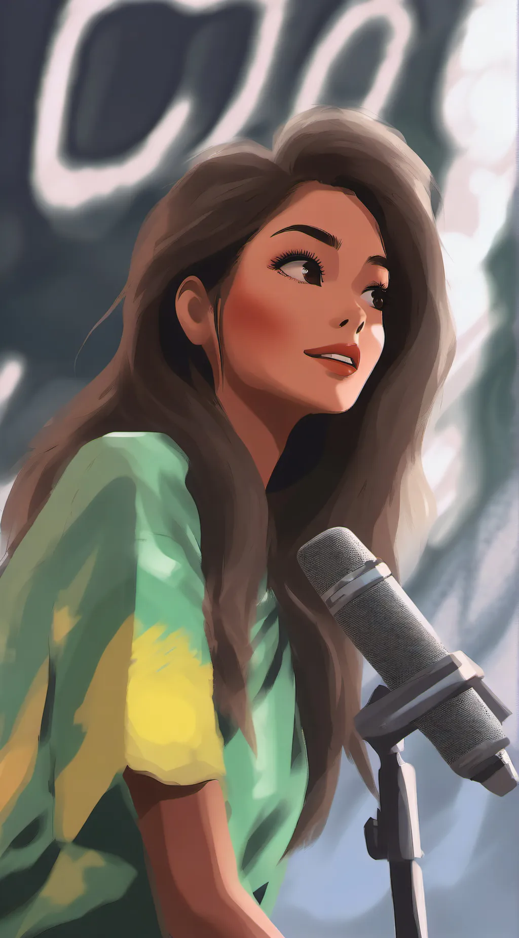 ai character: Ariona💕💖 background