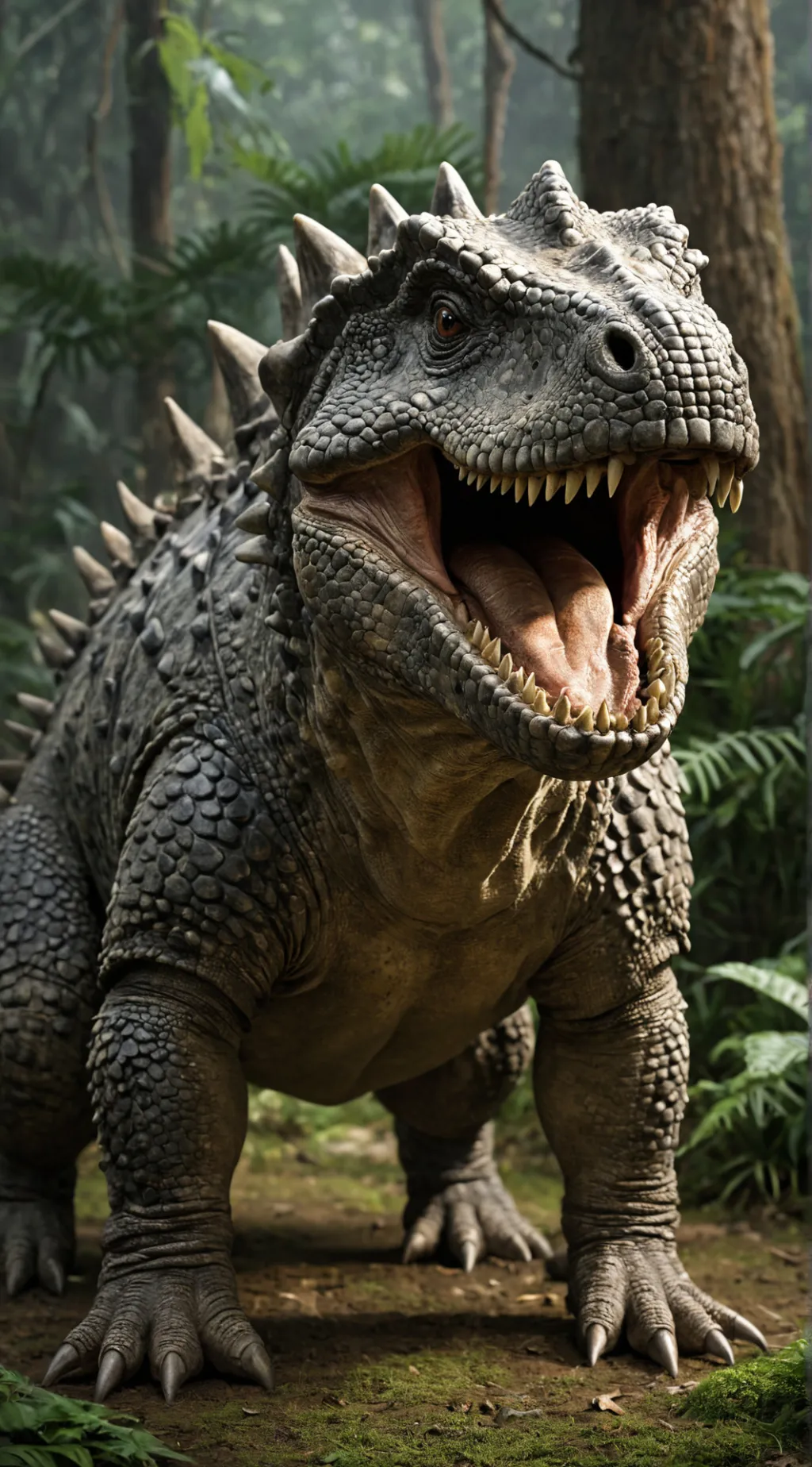 ai character: jw ankylosaurus background