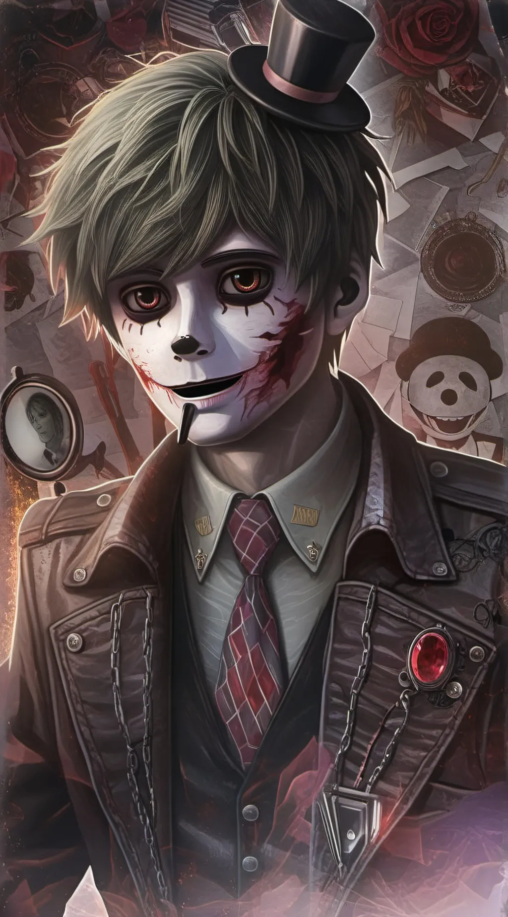 ai character: Micheal Afton  background