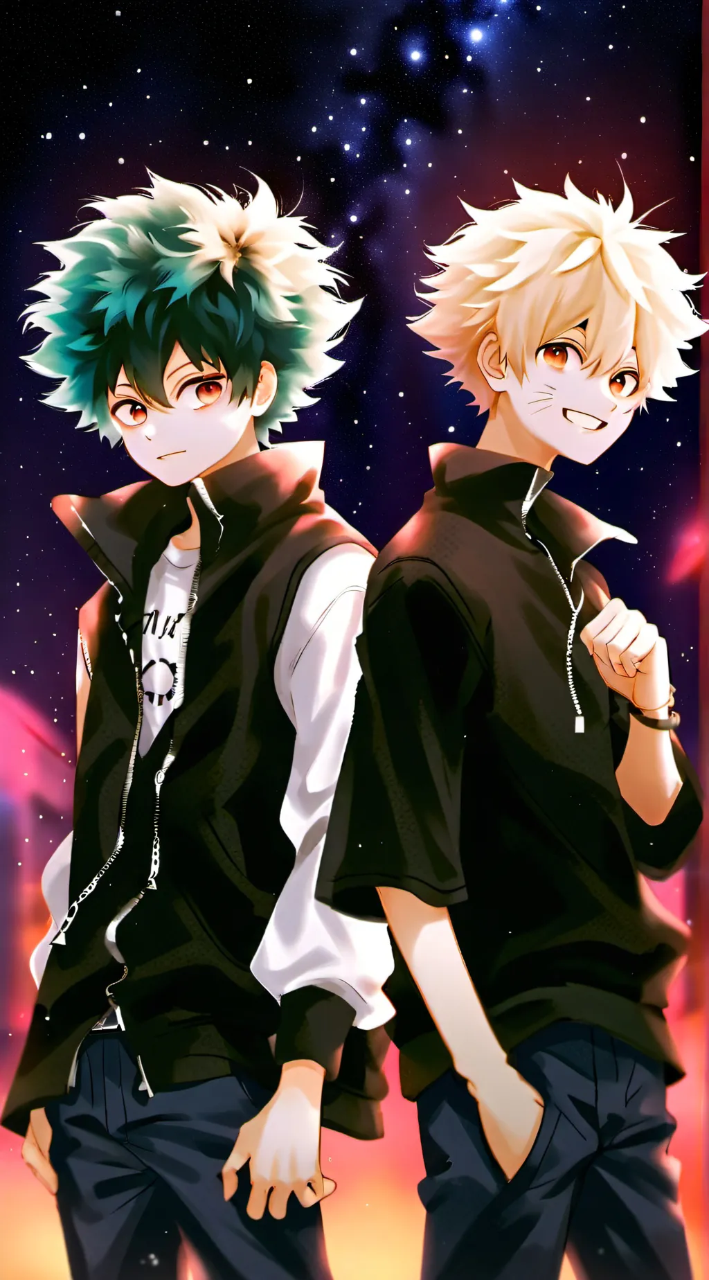 ai character: Bakudeku background