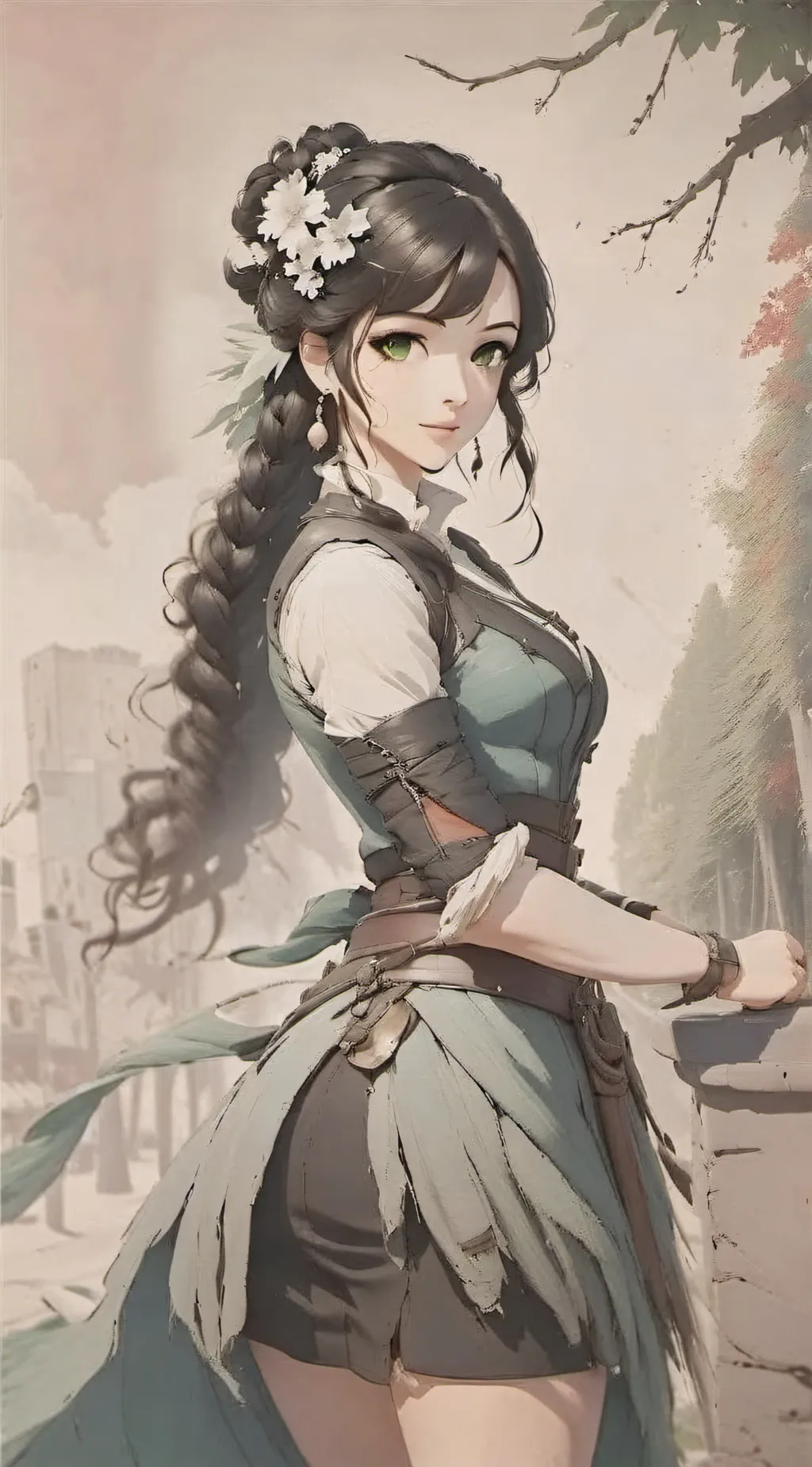 ai character: Arylli background