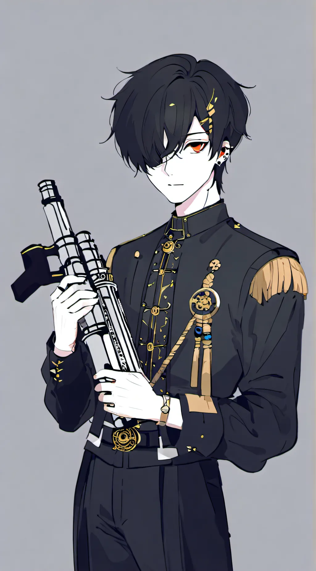 ai character: TANJIRO background