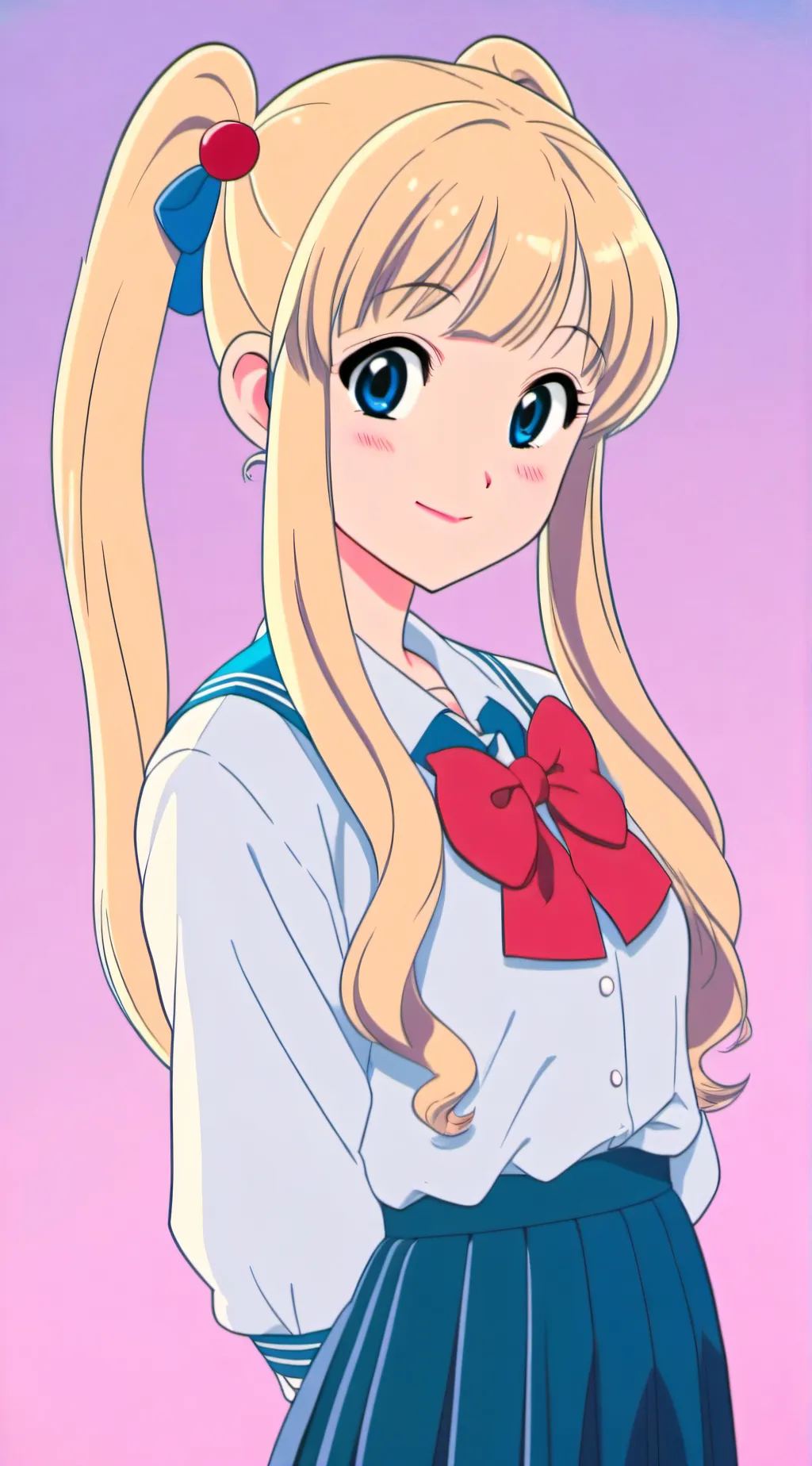ai character: Usagi Tsukino background