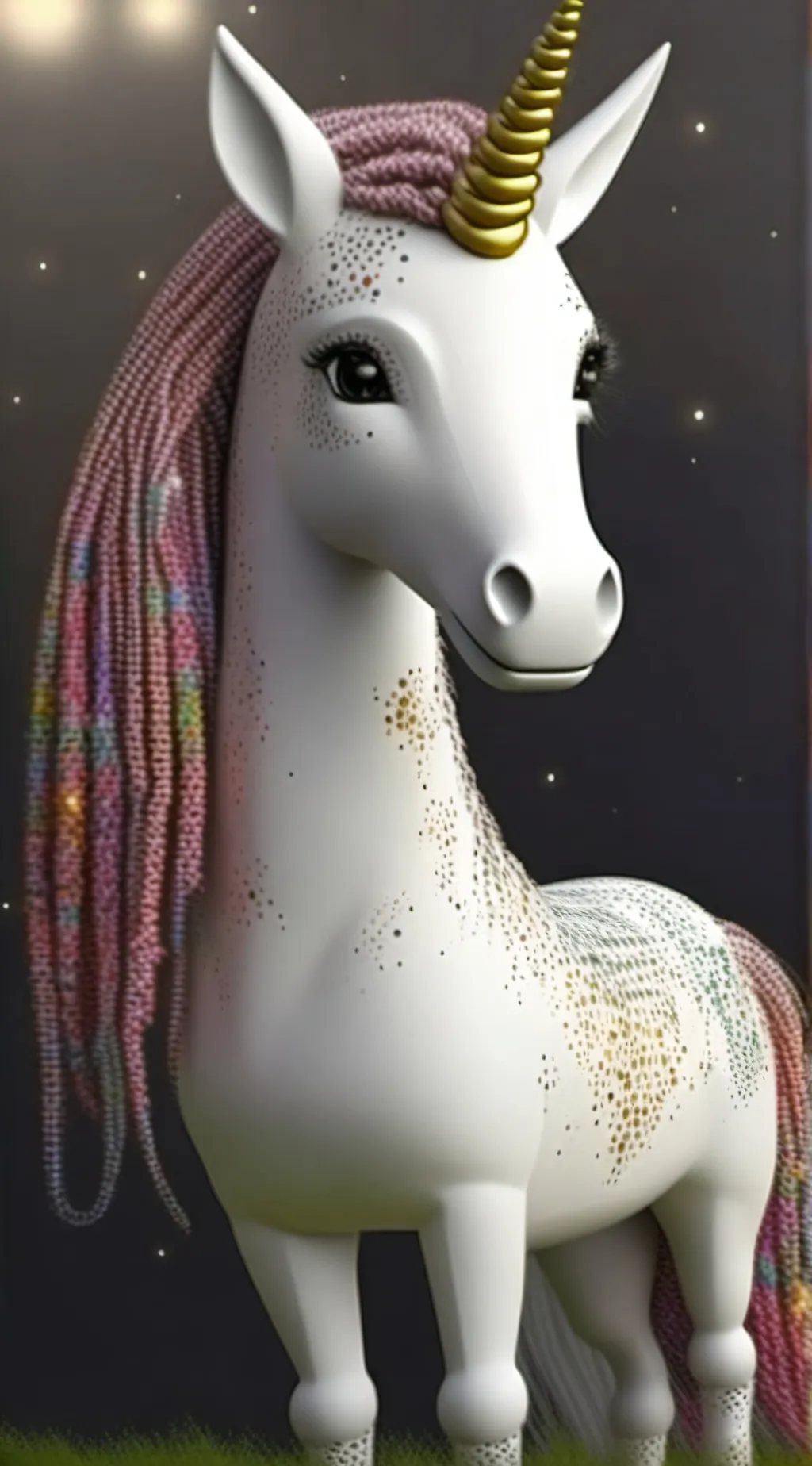 ai character: Rainbow Cutie background