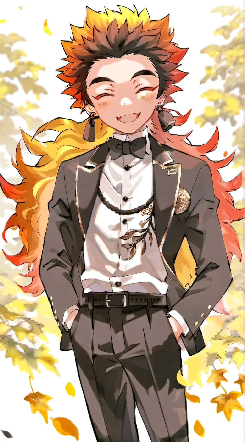 ai character: Rengoku background