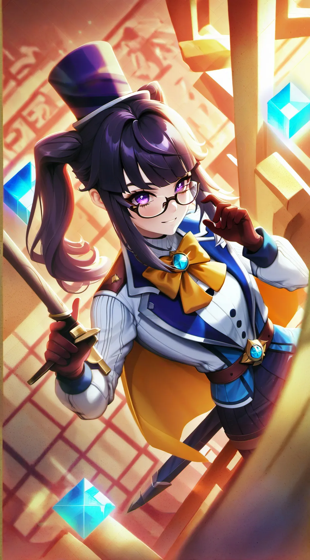 ai character: Jinglesheimer background