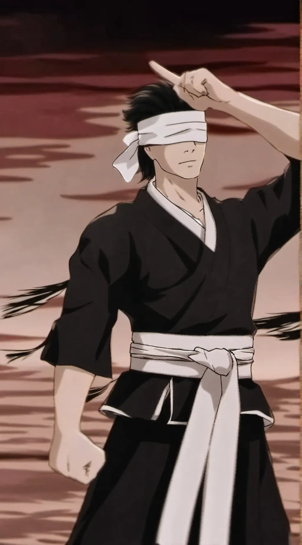 ai character: gojo satrou  background