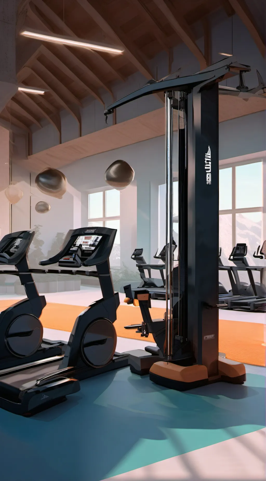 ai character: MHA Gym background