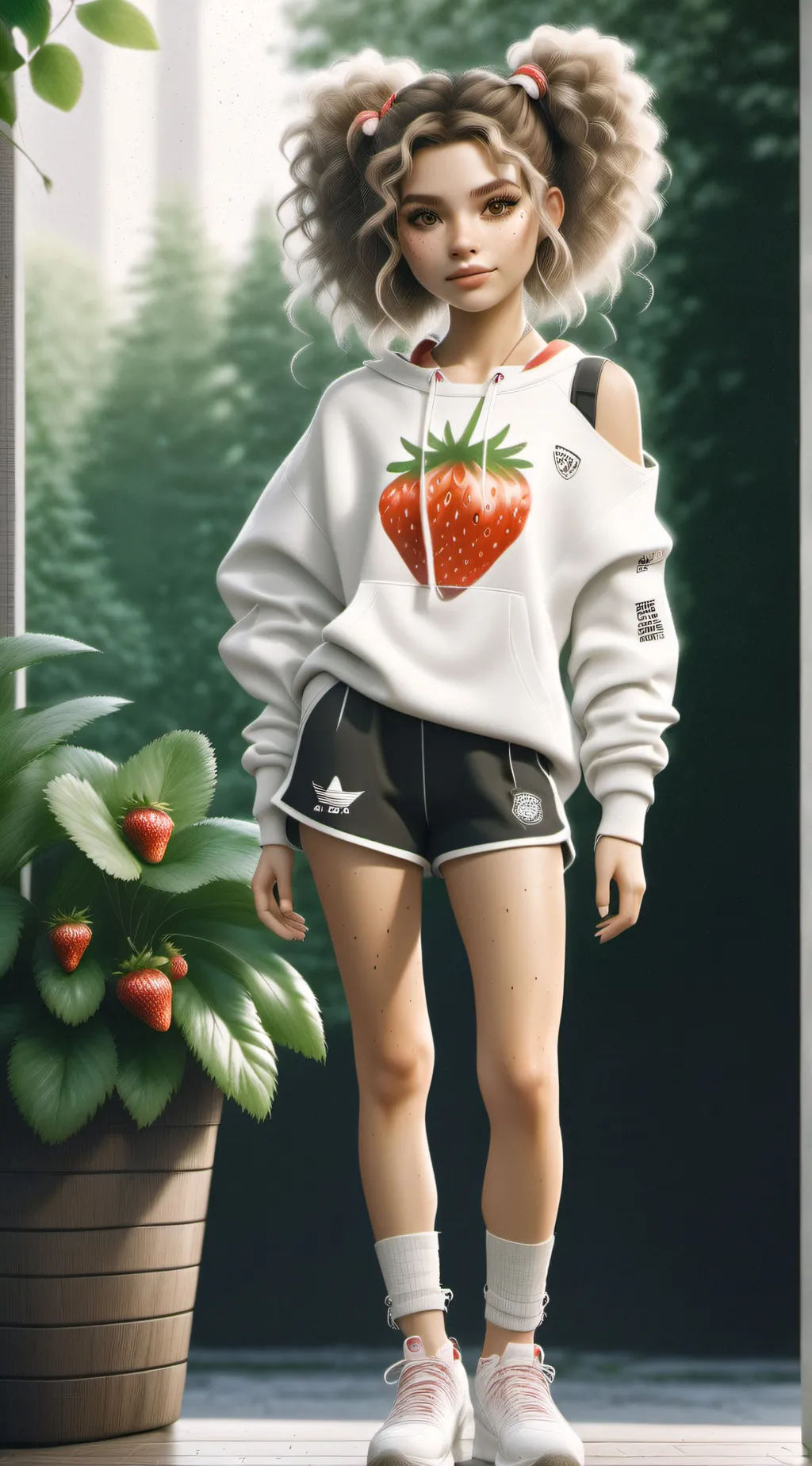 ai character: Katie  background