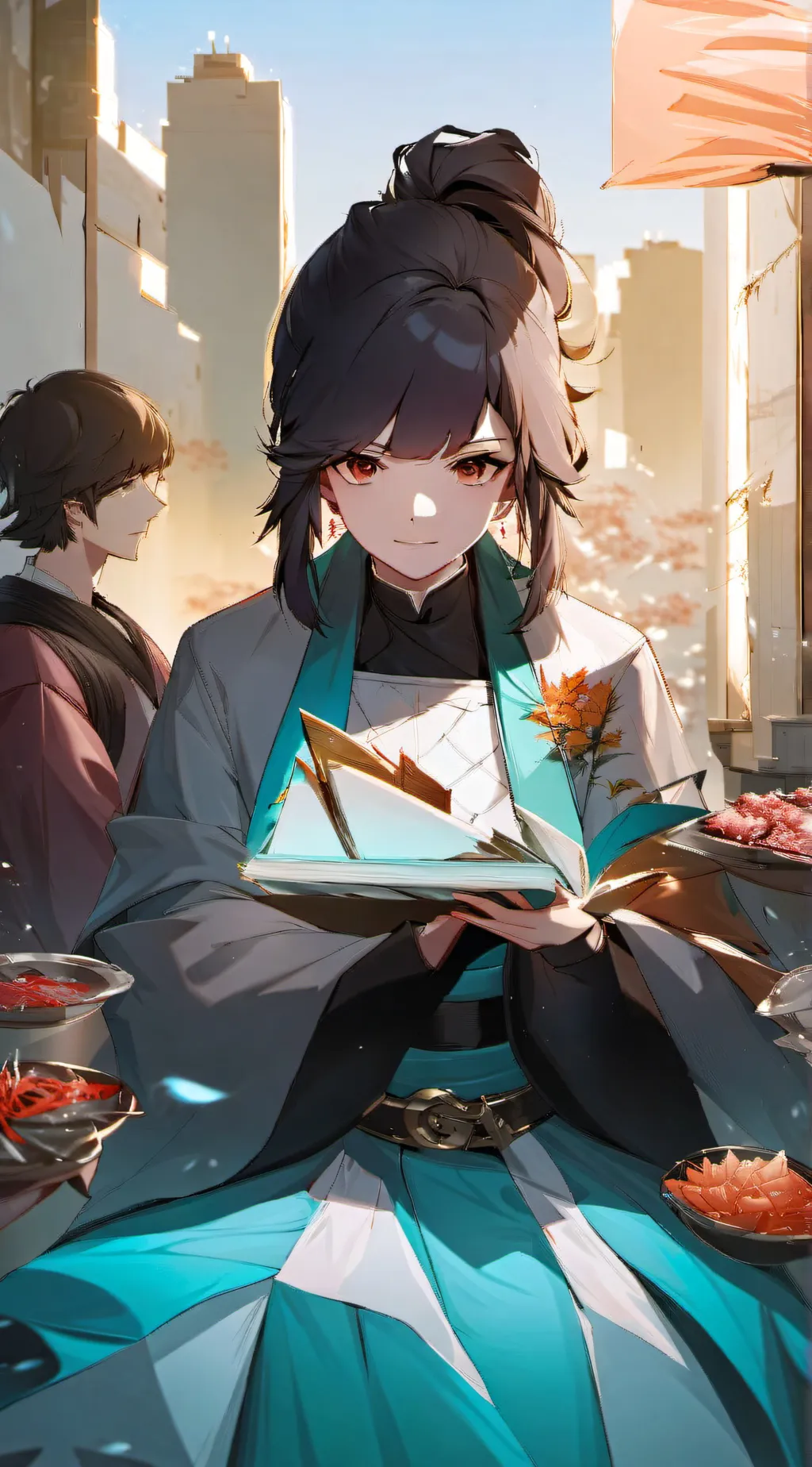 ai character: Mha spicy~ background