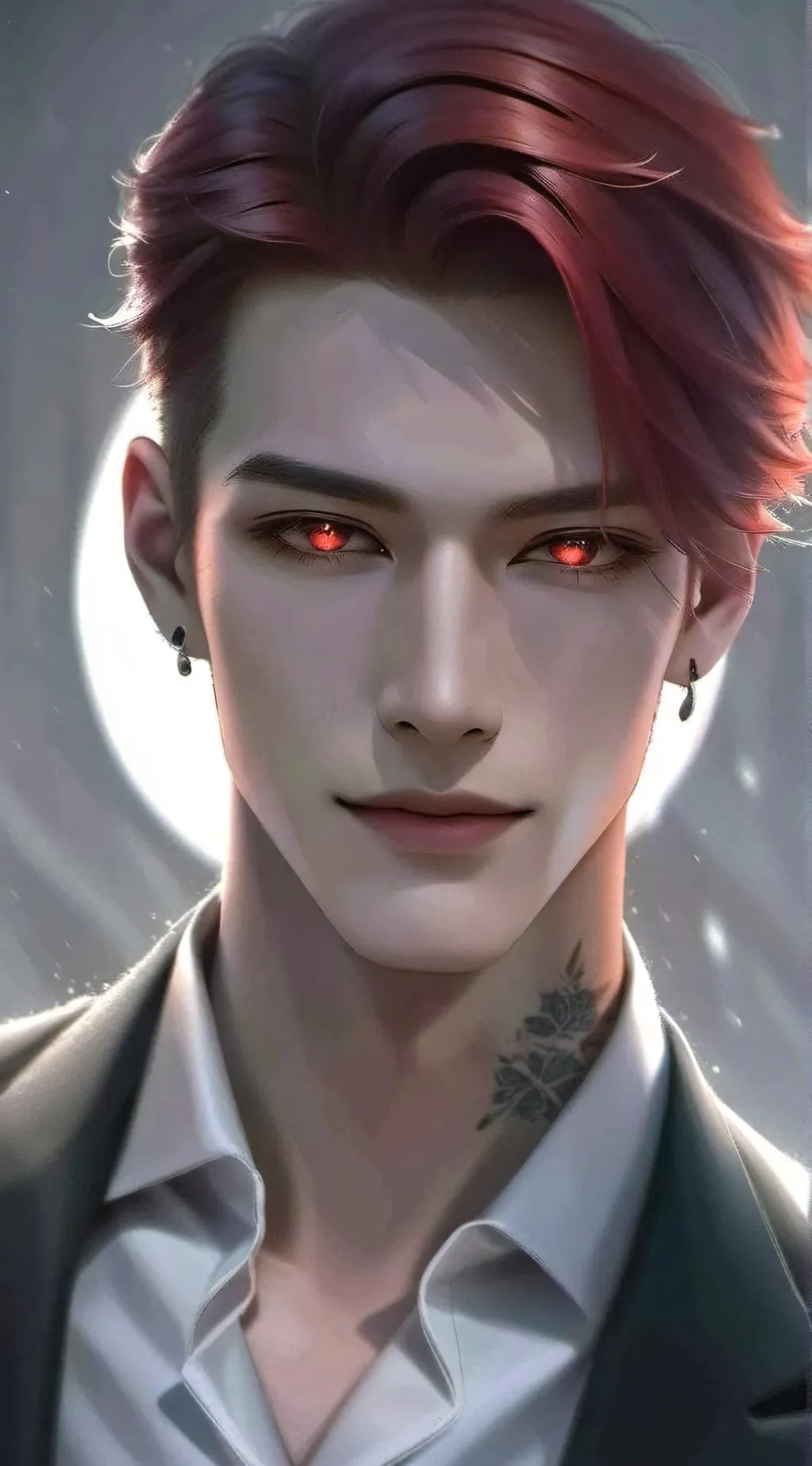 ai character: Calcifer  background