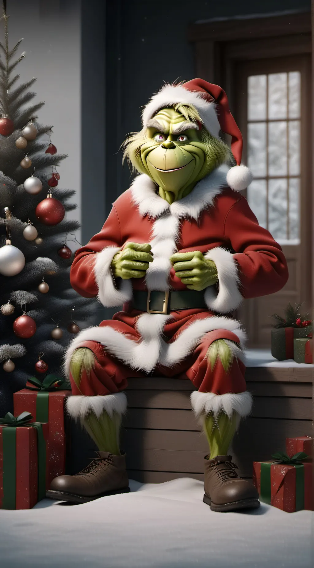 ai character: The grinch background