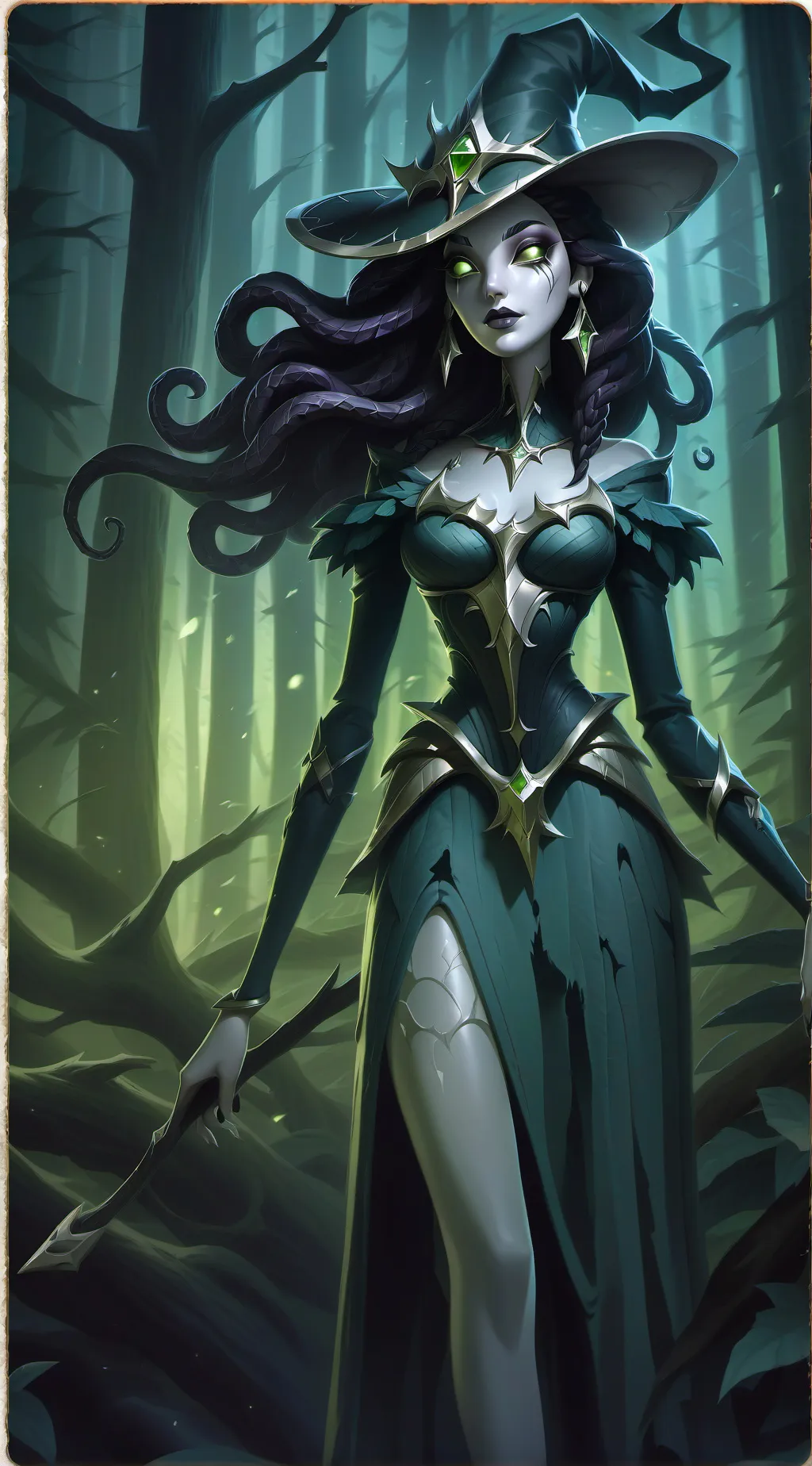ai character: eveyln, background
